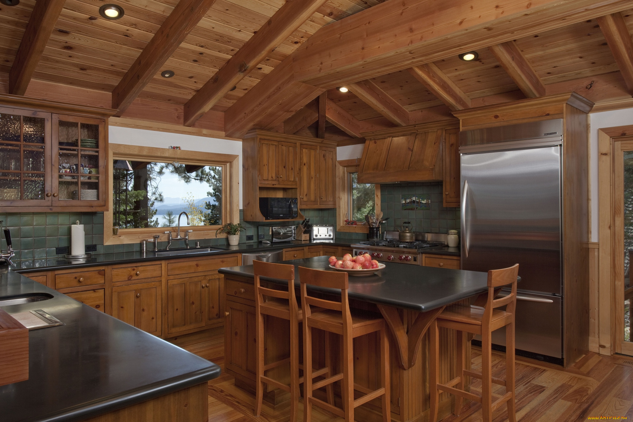 интерьер, кухня, мебель