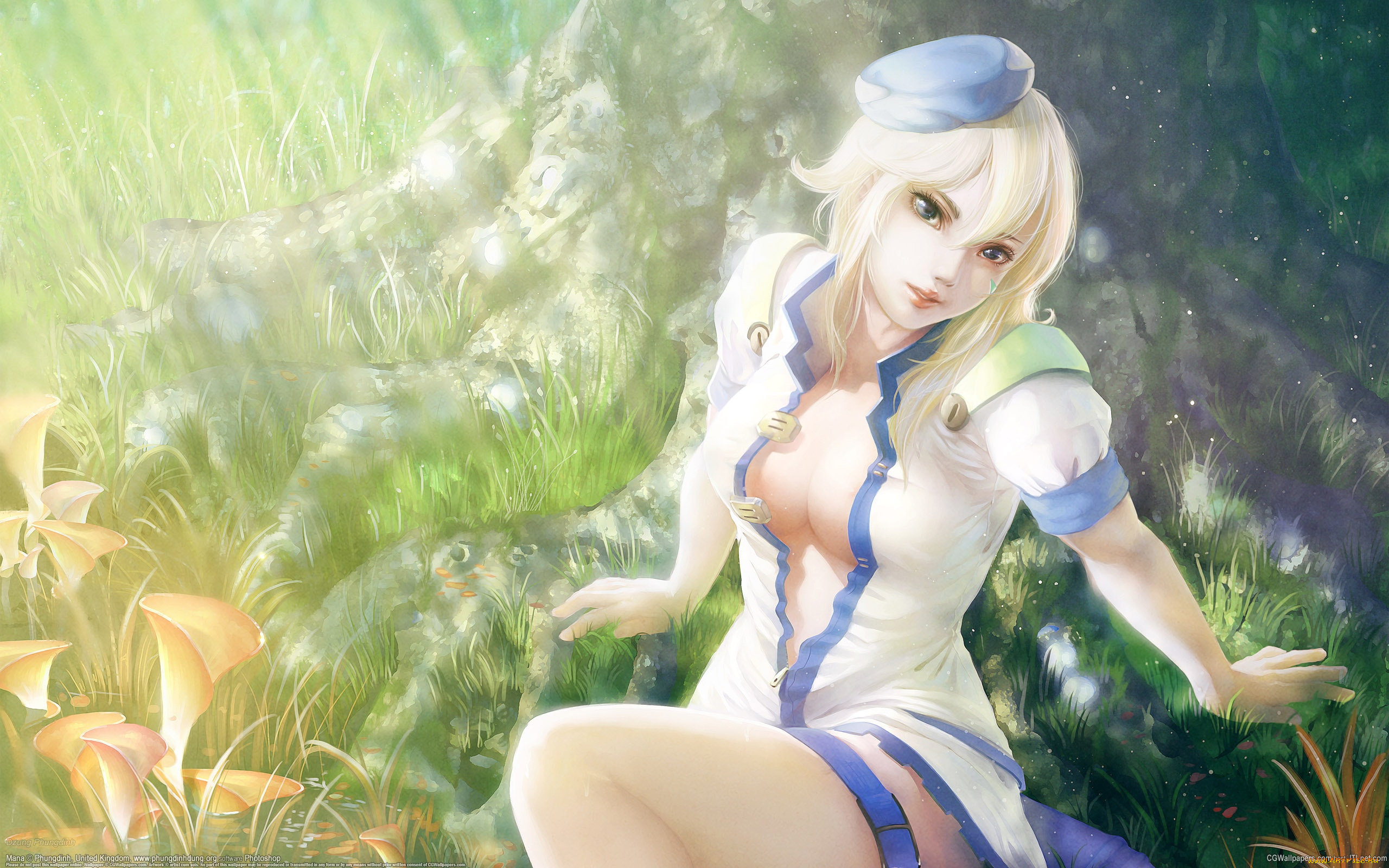 dzung, phungdinh, фэнтези, девушки, dzung, phungdinh, девушка, лучи