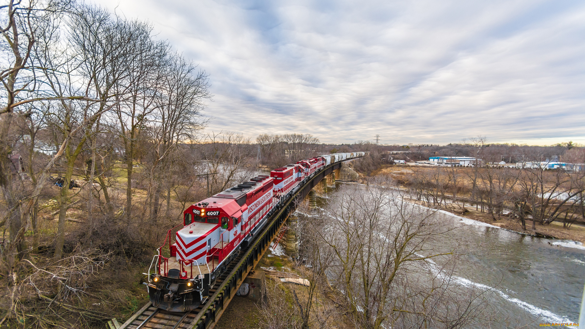 техника, поезда, железная, дорога, локомотив, состав
