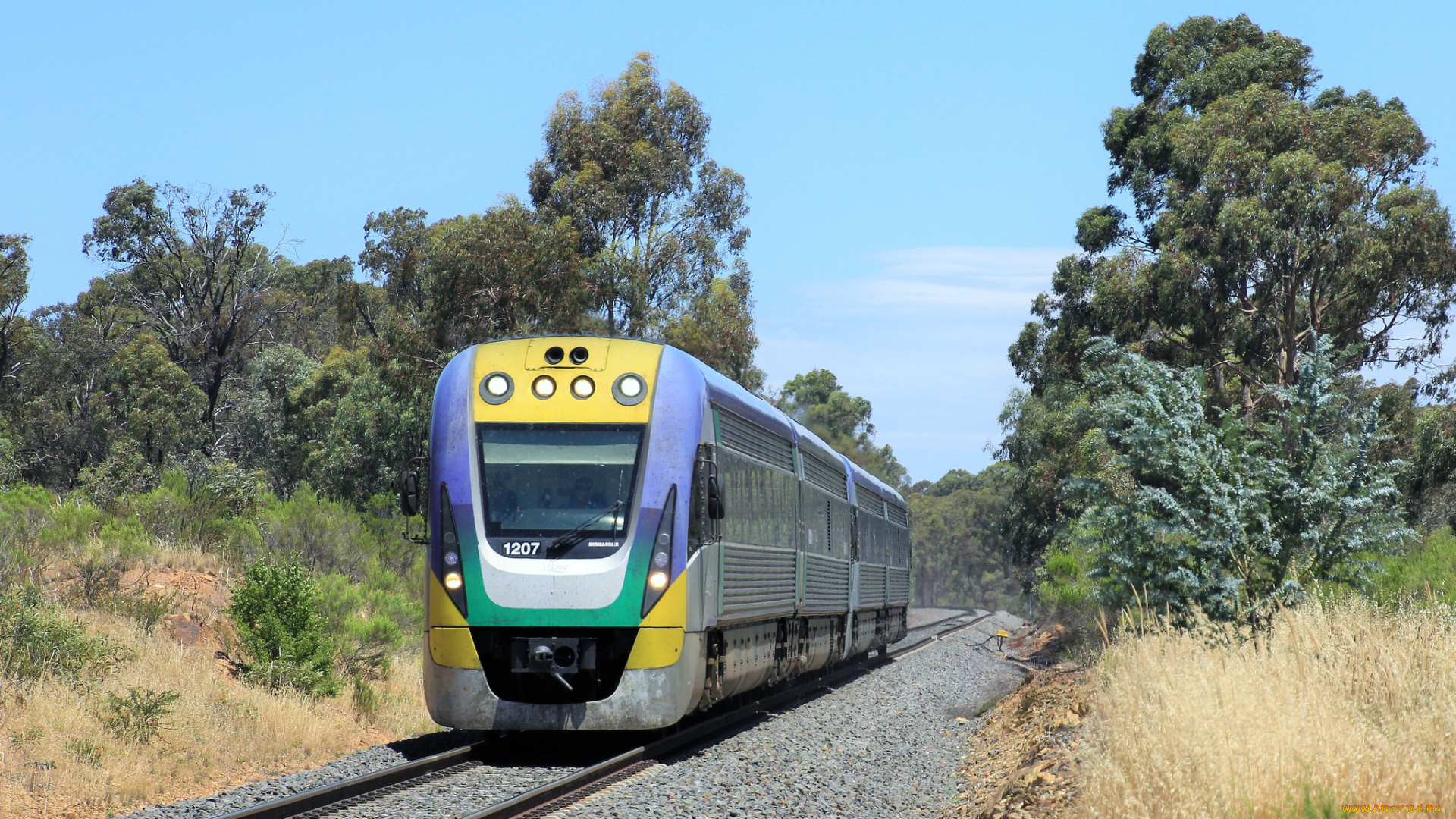 техника, поезда, железная, дорога, локомотив, состав