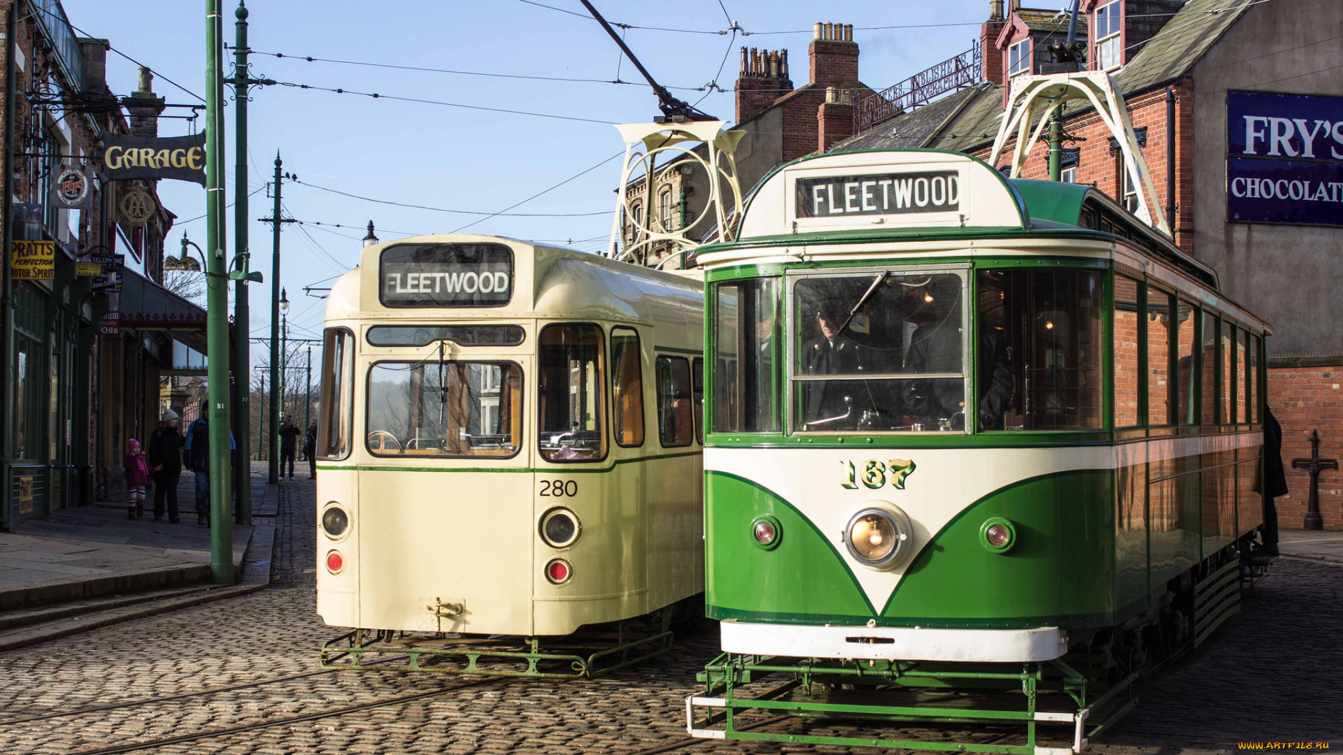 техника, трамваи, трамвай, город, рельсы