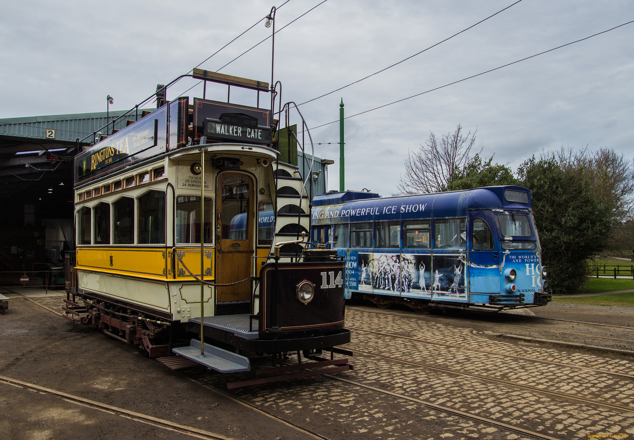 техника, трамваи, трамвай, город, рельсы