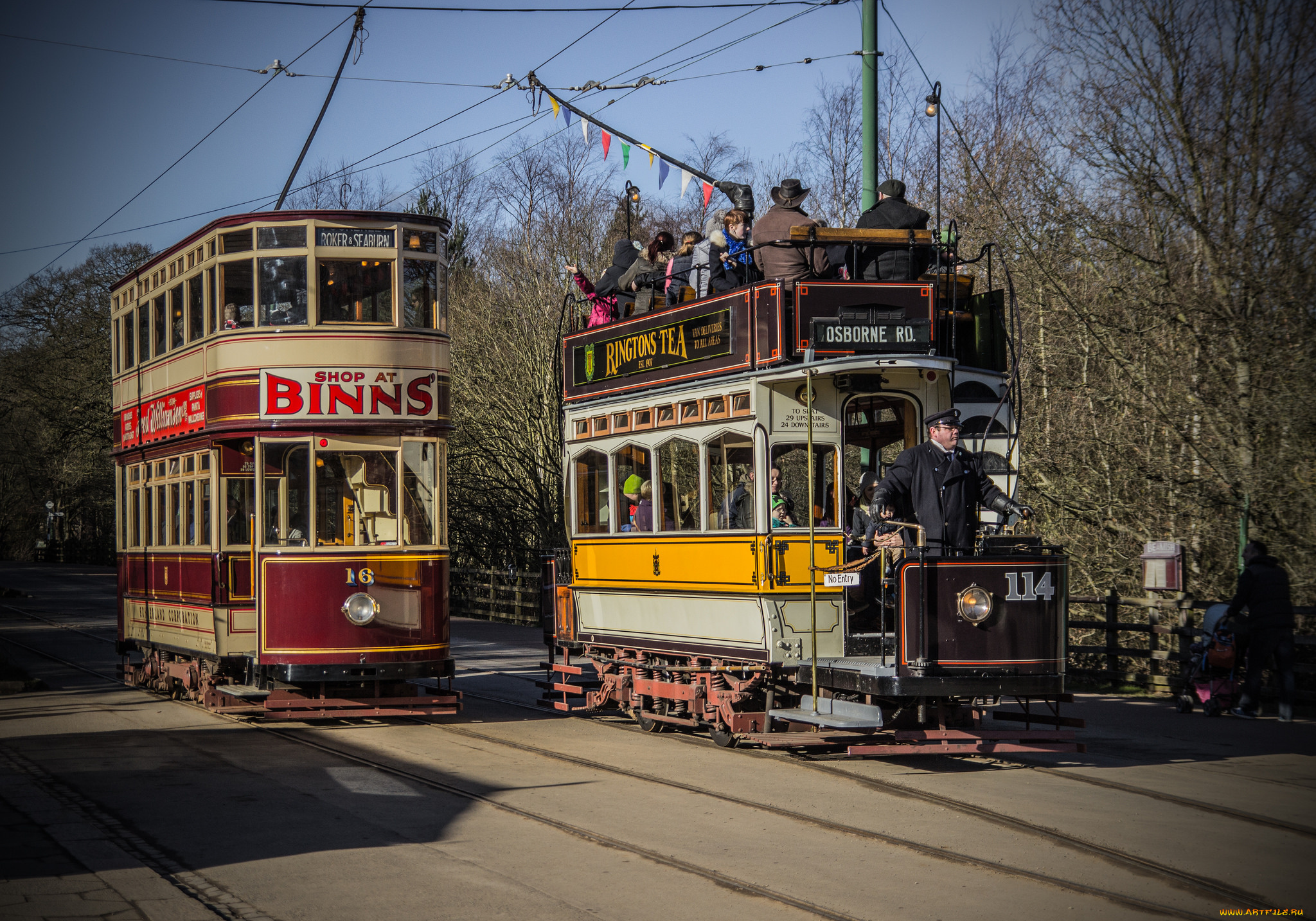 техника, трамваи, трамвай, город, рельсы