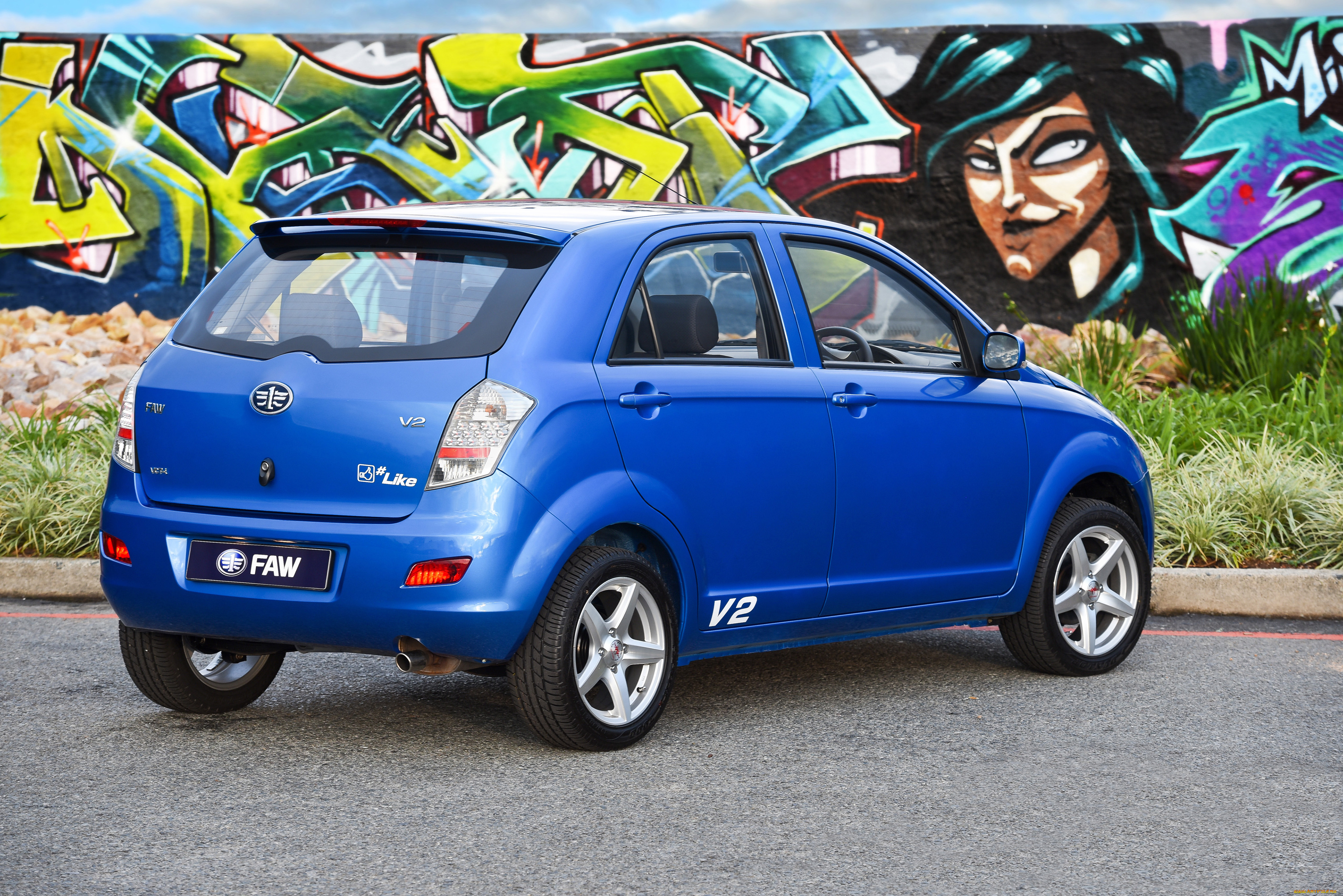 автомобили, faw, синий, 2015г, like, v2