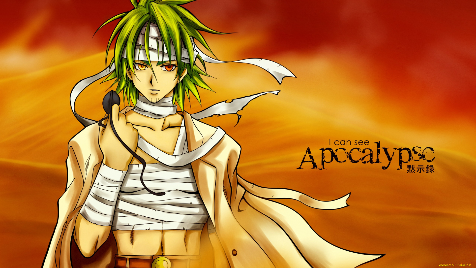 аниме, black, cat, фон, взгляд, парень