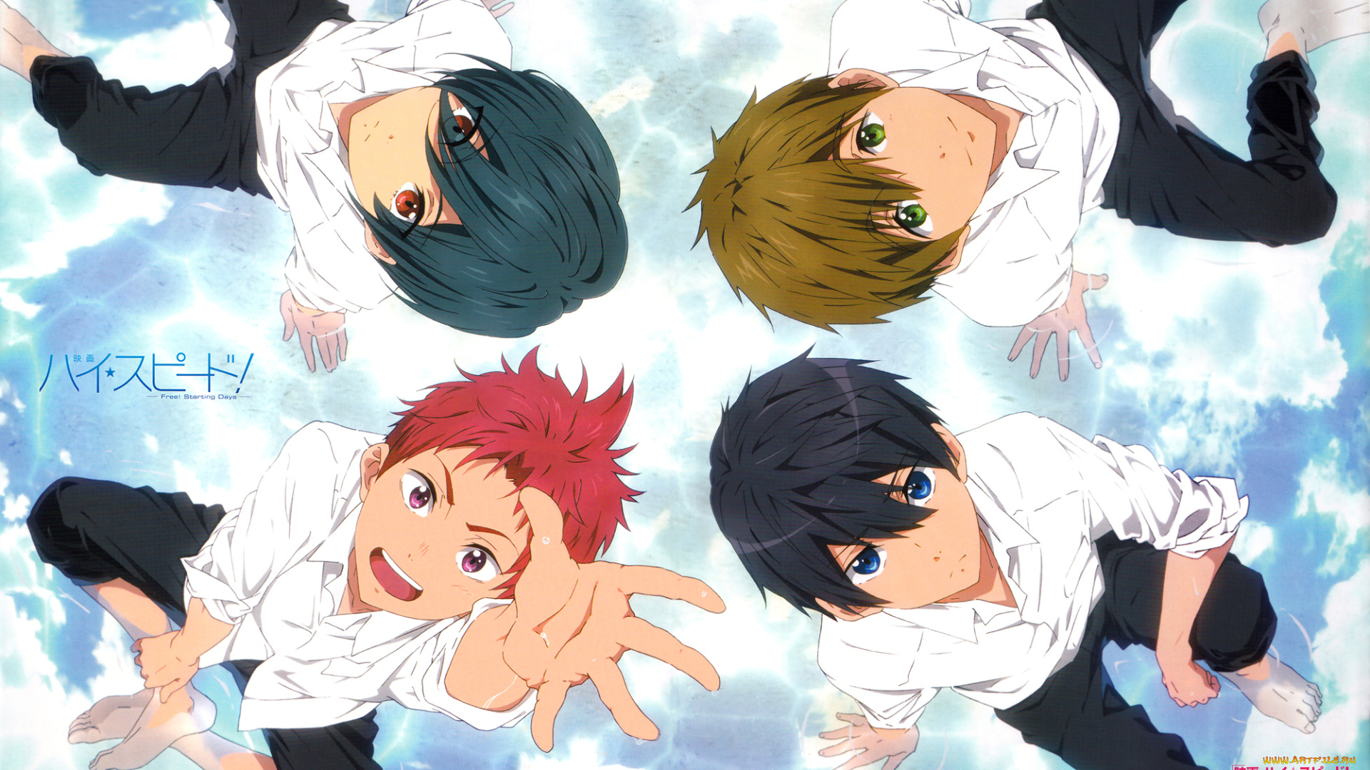 аниме, free, мальчики