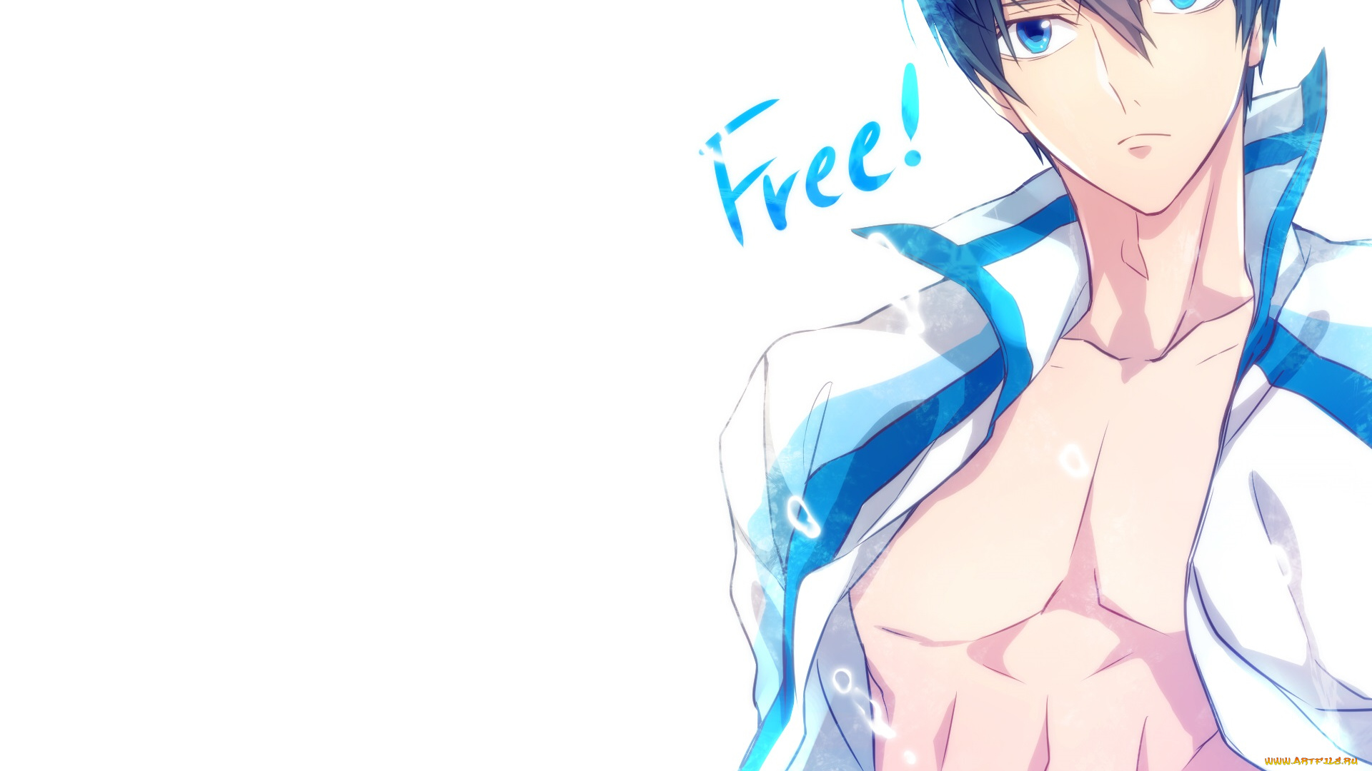аниме, free, парень