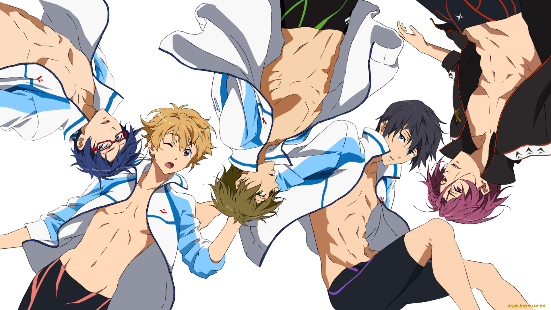 аниме, free, парни