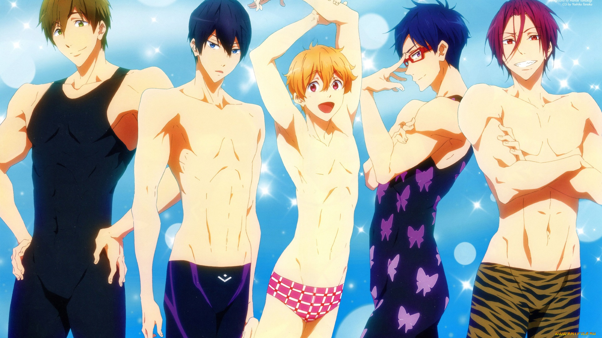 аниме, free, парни