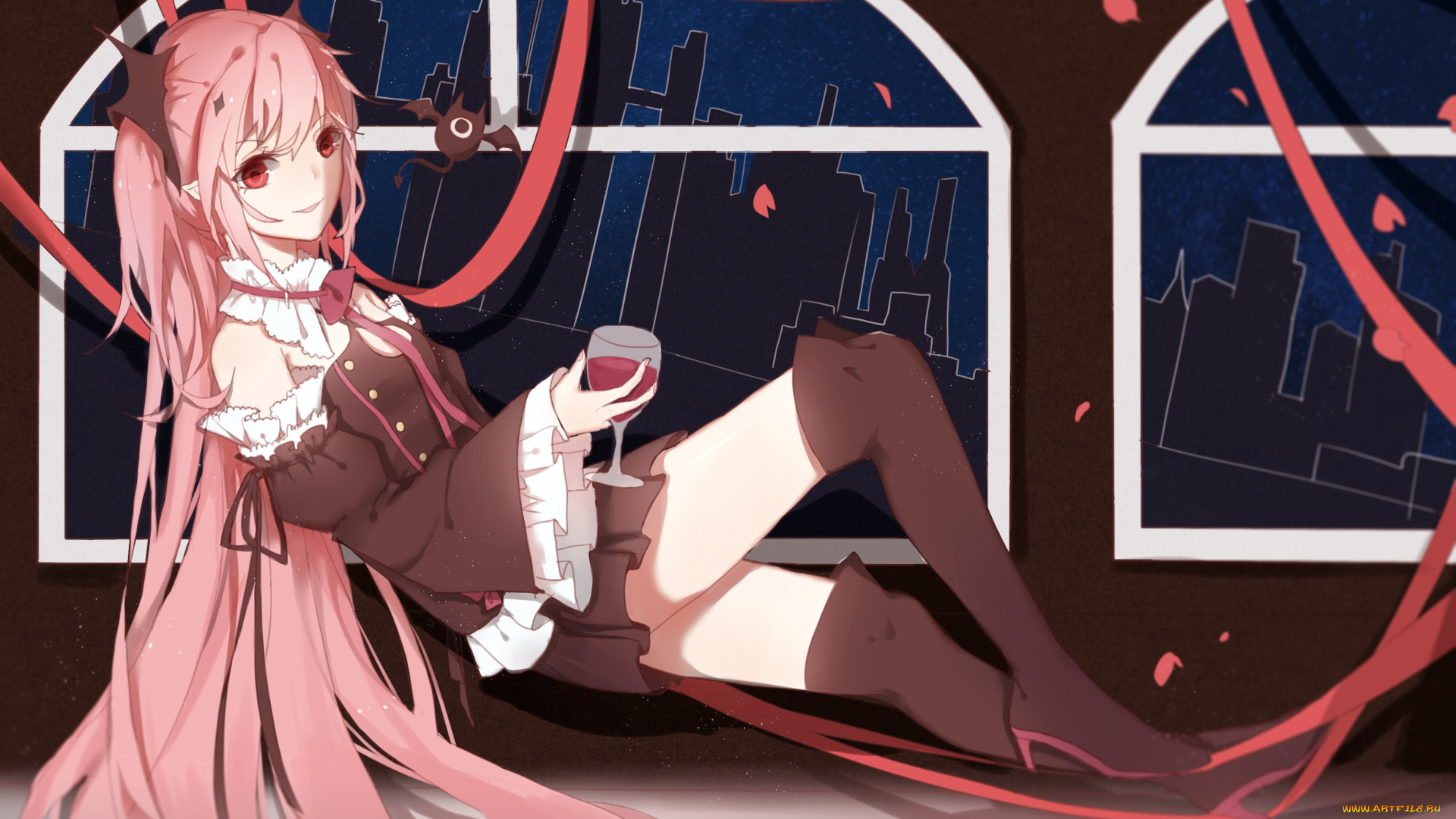 аниме, owari, no, seraph, крул, цепеш