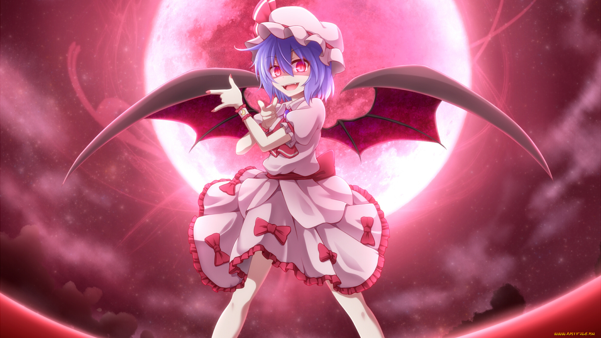 аниме, touhou, демон