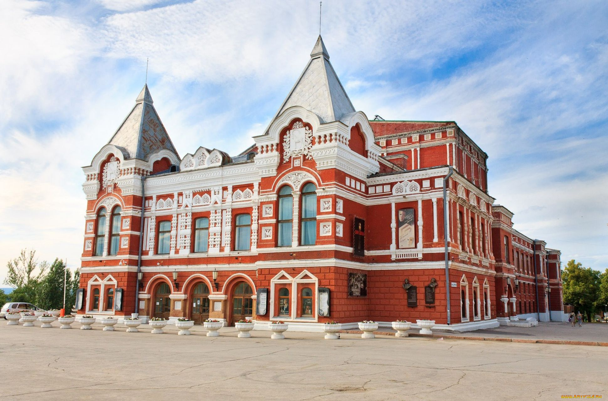 самара, города, -, здания, , дома, театр