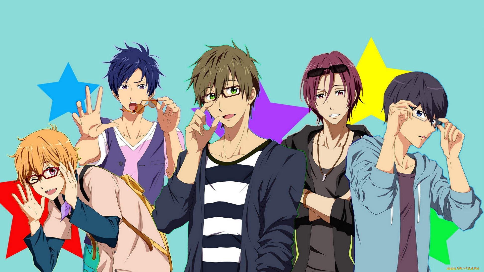 аниме, free, парни