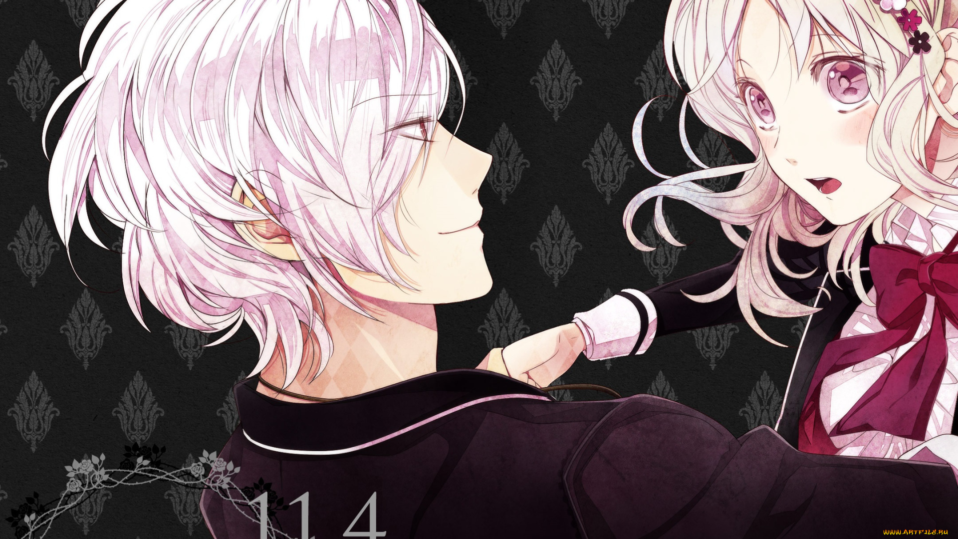 аниме, diabolik, lovers, пара