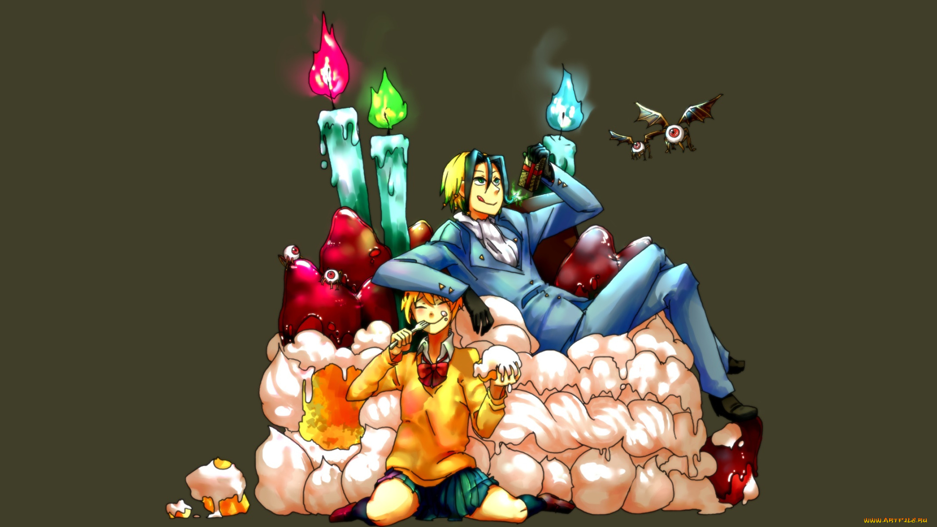 аниме, majin, tantei, nogami, neuro, нейро, Яко