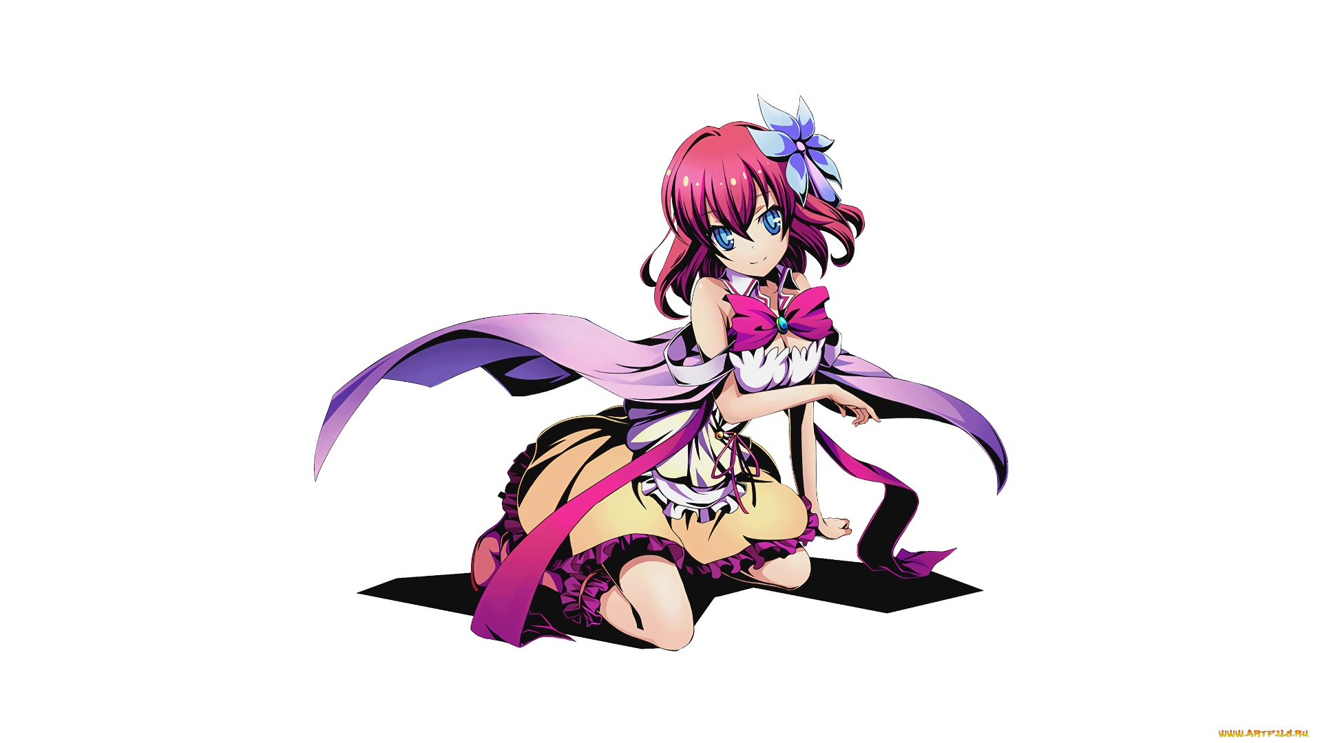 аниме, no, game, no, life, грудь, фон, взгляд, девушка