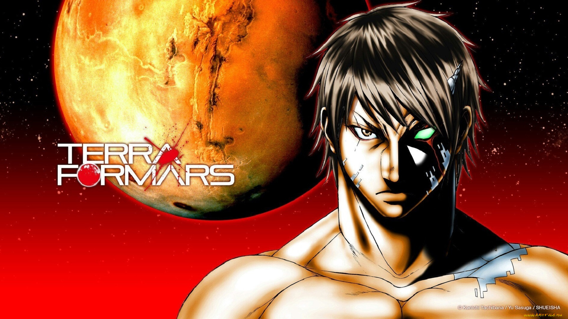 аниме, terra, formars, акари, хизамару, terra, formars, akari, hizamaru, mars, марс, терраформирование
