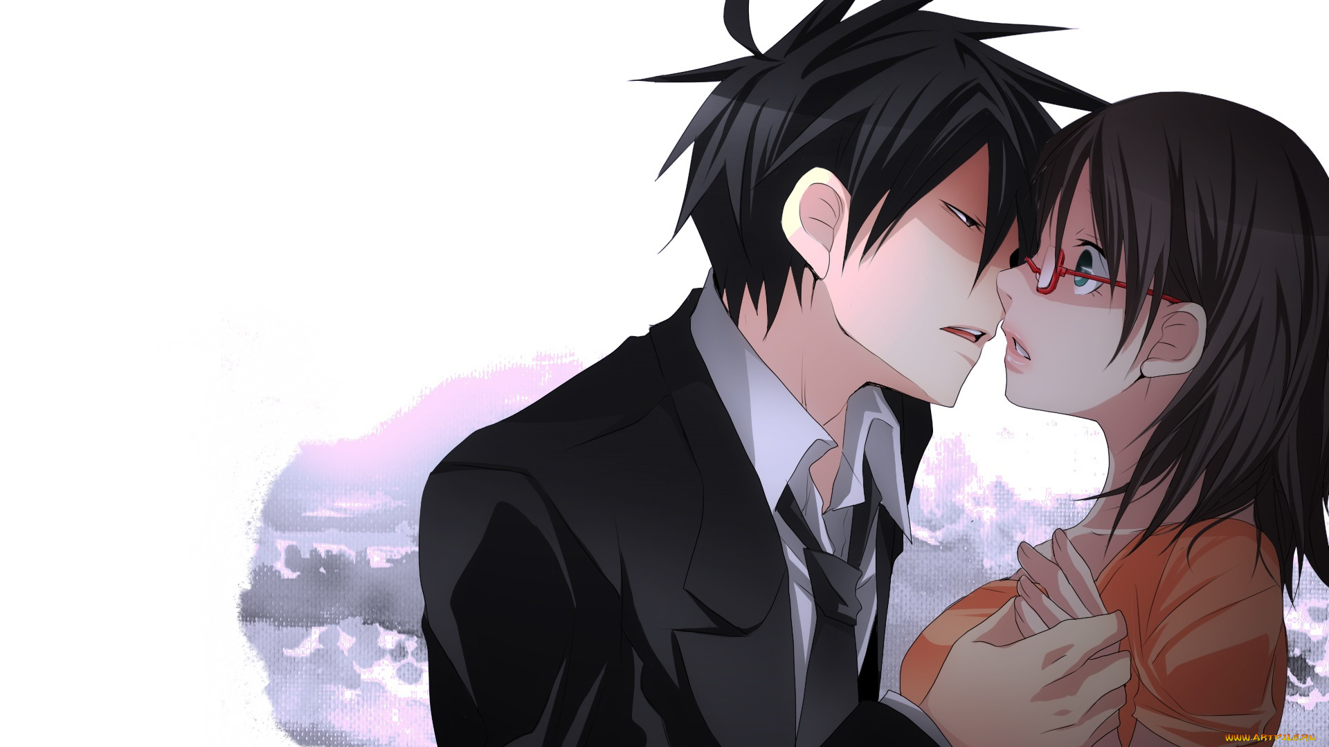 аниме, yondemasuyo, , azazel-san, двое