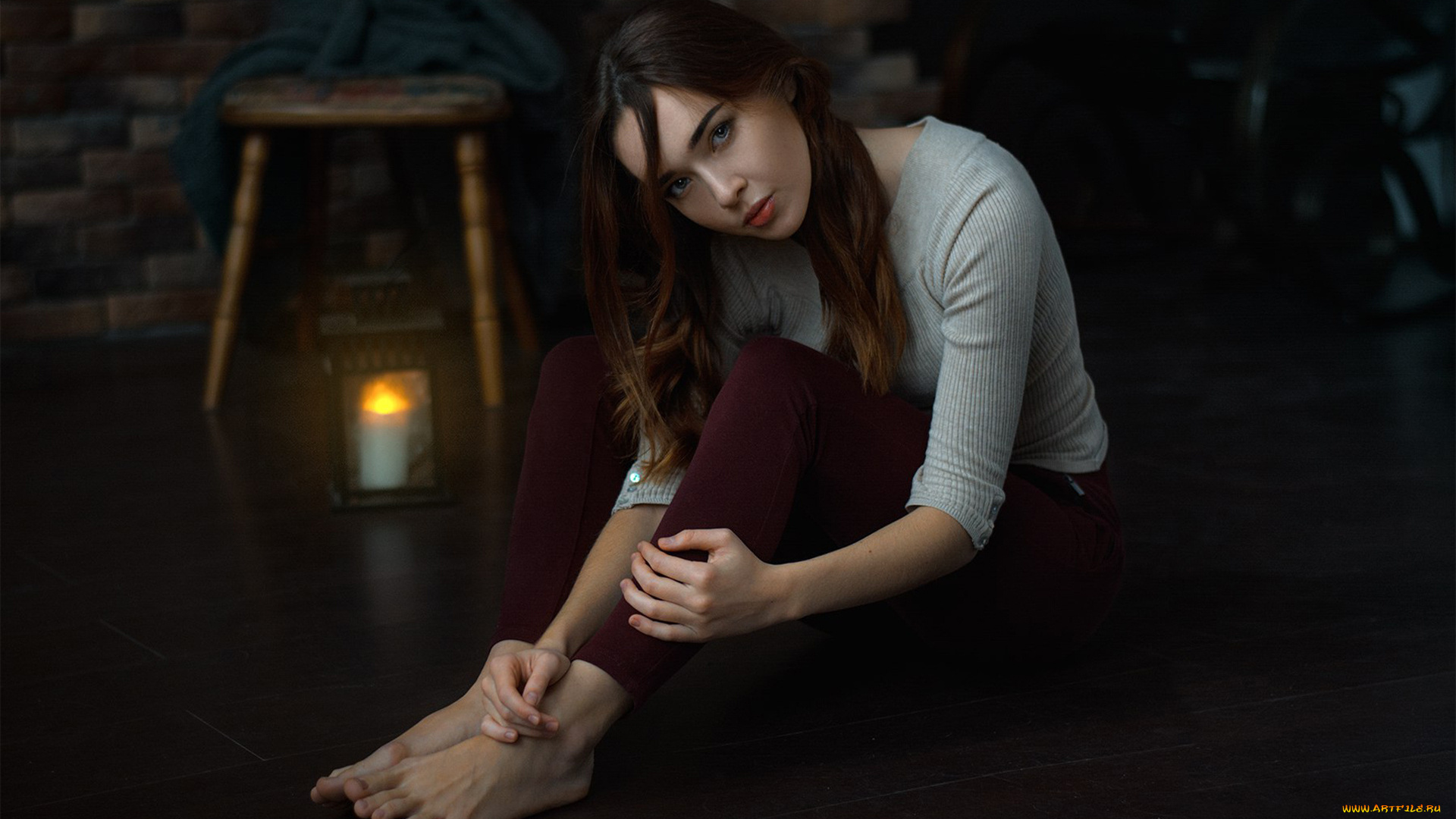 девушки, -unsort, , брюнетки, , шатенки, девушка, взгляд, фон