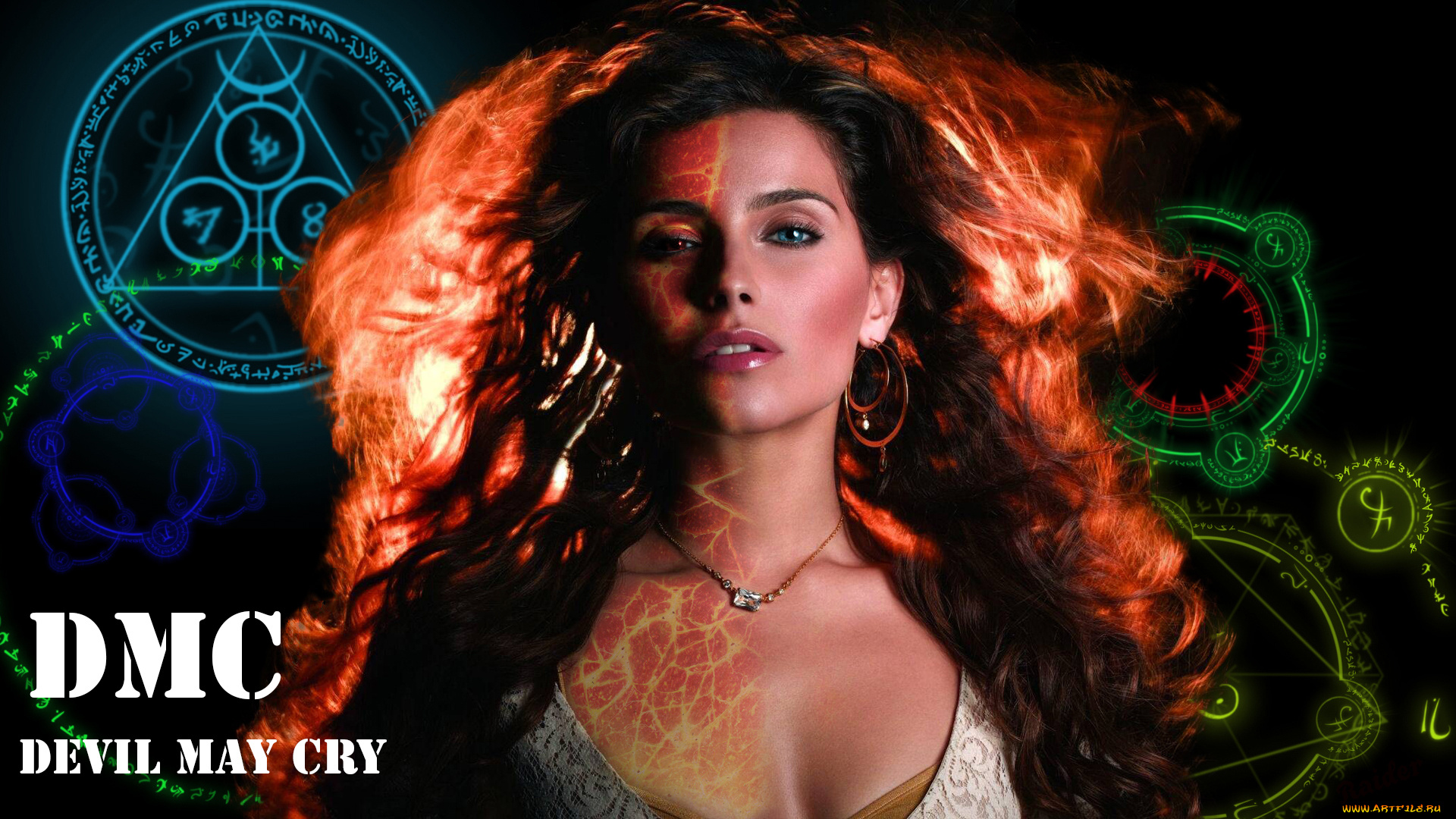 разное, cosplay, , косплей, devil, may, cry, dmc, демон, нефилим, фотошоп, авторская, работа, ангел