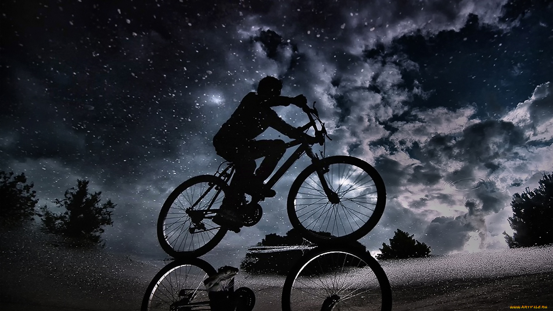 разное, компьютерный, дизайн, велосипедист