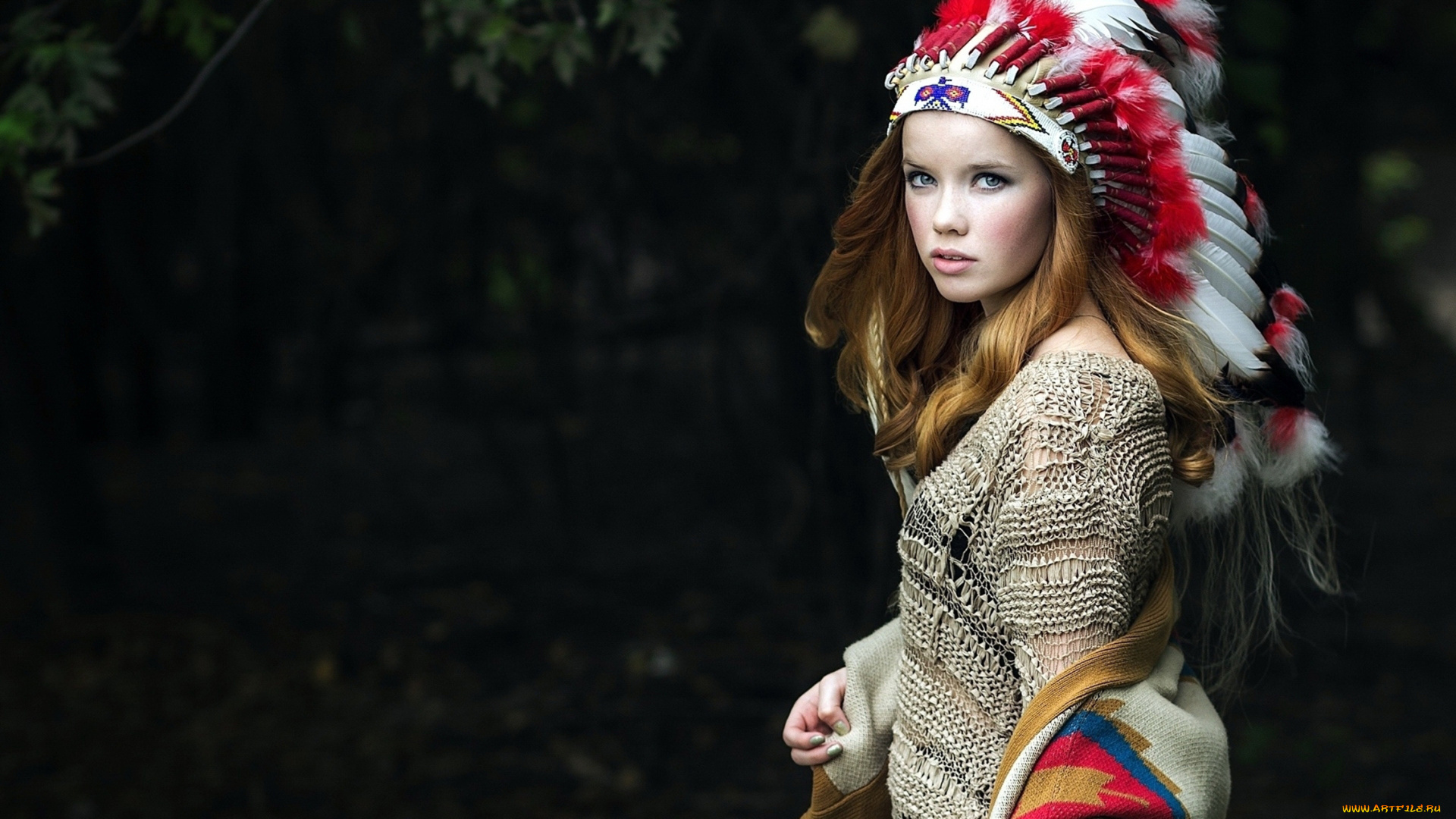 разное, маски, , карнавальные, костюмы, дикий, запад, индианка, перья, девушка