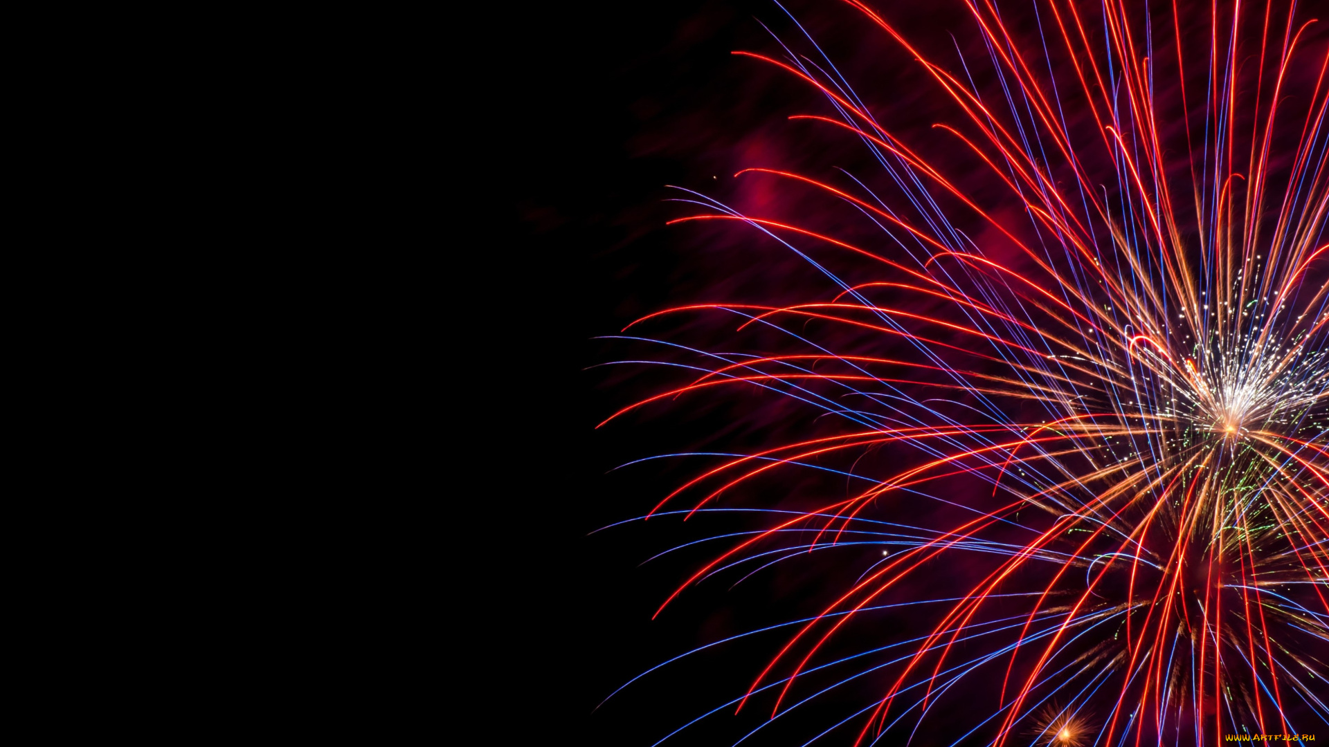 разное, салюты, , фейерверки, ночь, фейерверк