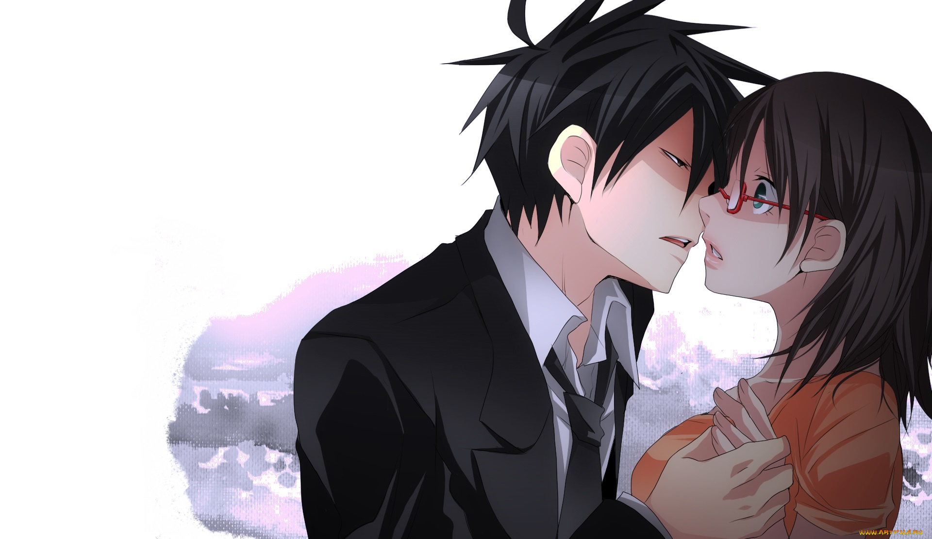 аниме, yondemasuyo, , azazel-san, двое