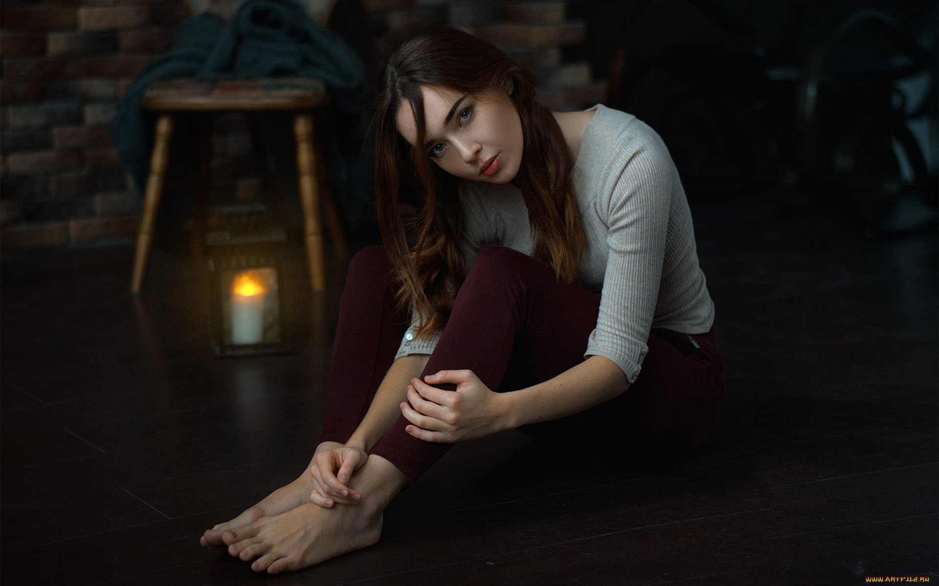 девушки, -unsort, , брюнетки, , шатенки, девушка, взгляд, фон