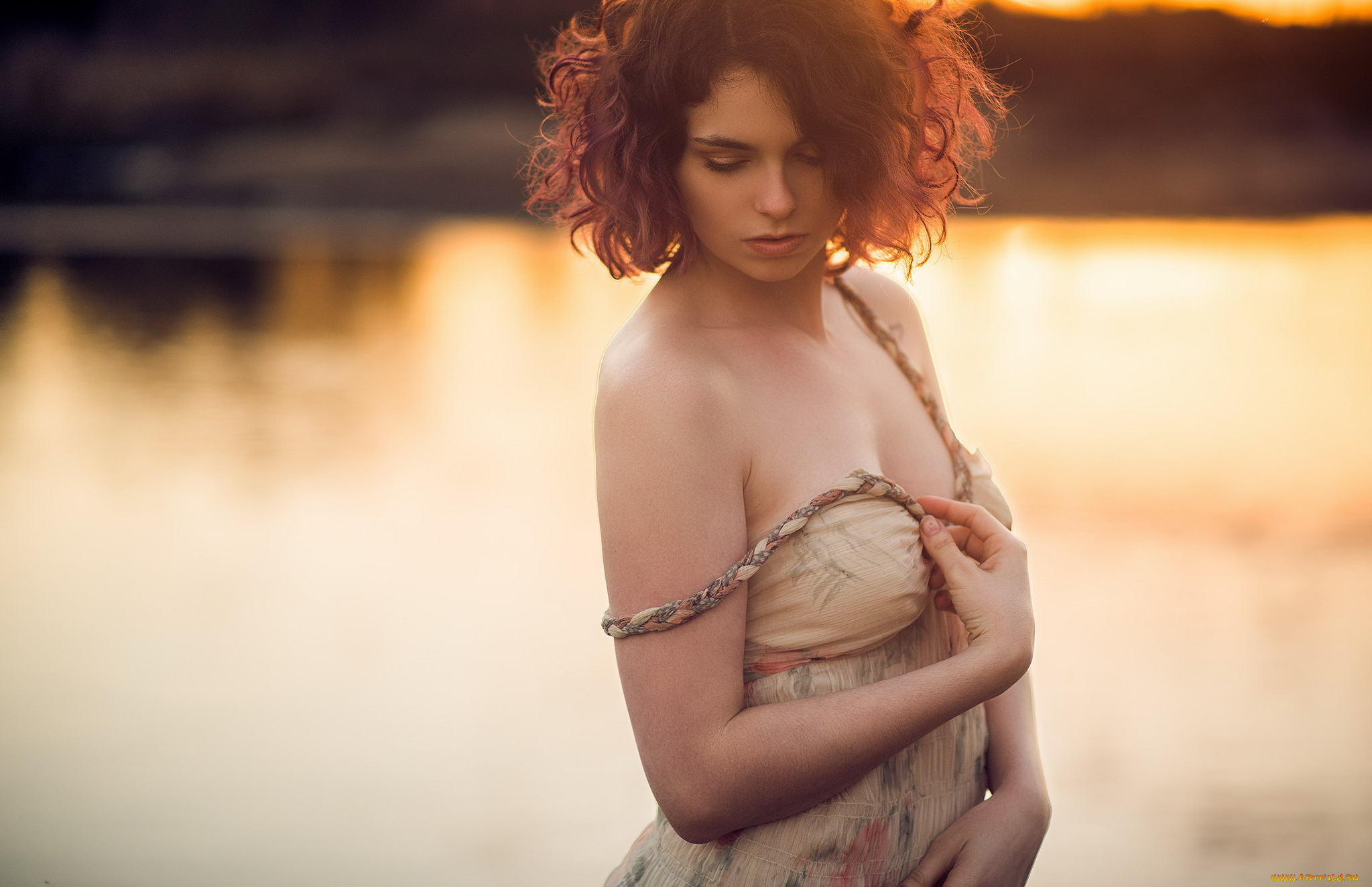 девушки, -unsort, , рыжеволосые, и, другие, девушка, взгляд, фон