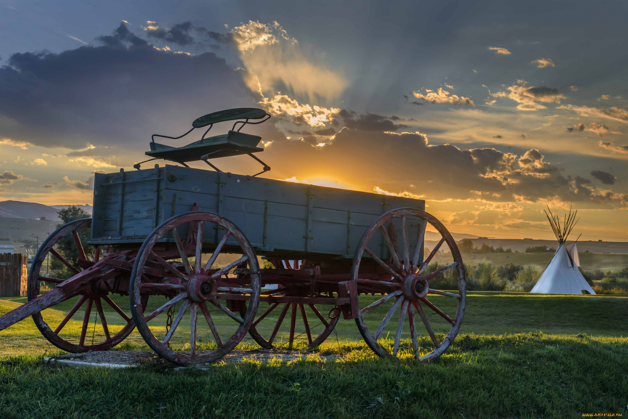 разное, транспортные, средства, и, магистрали, телега