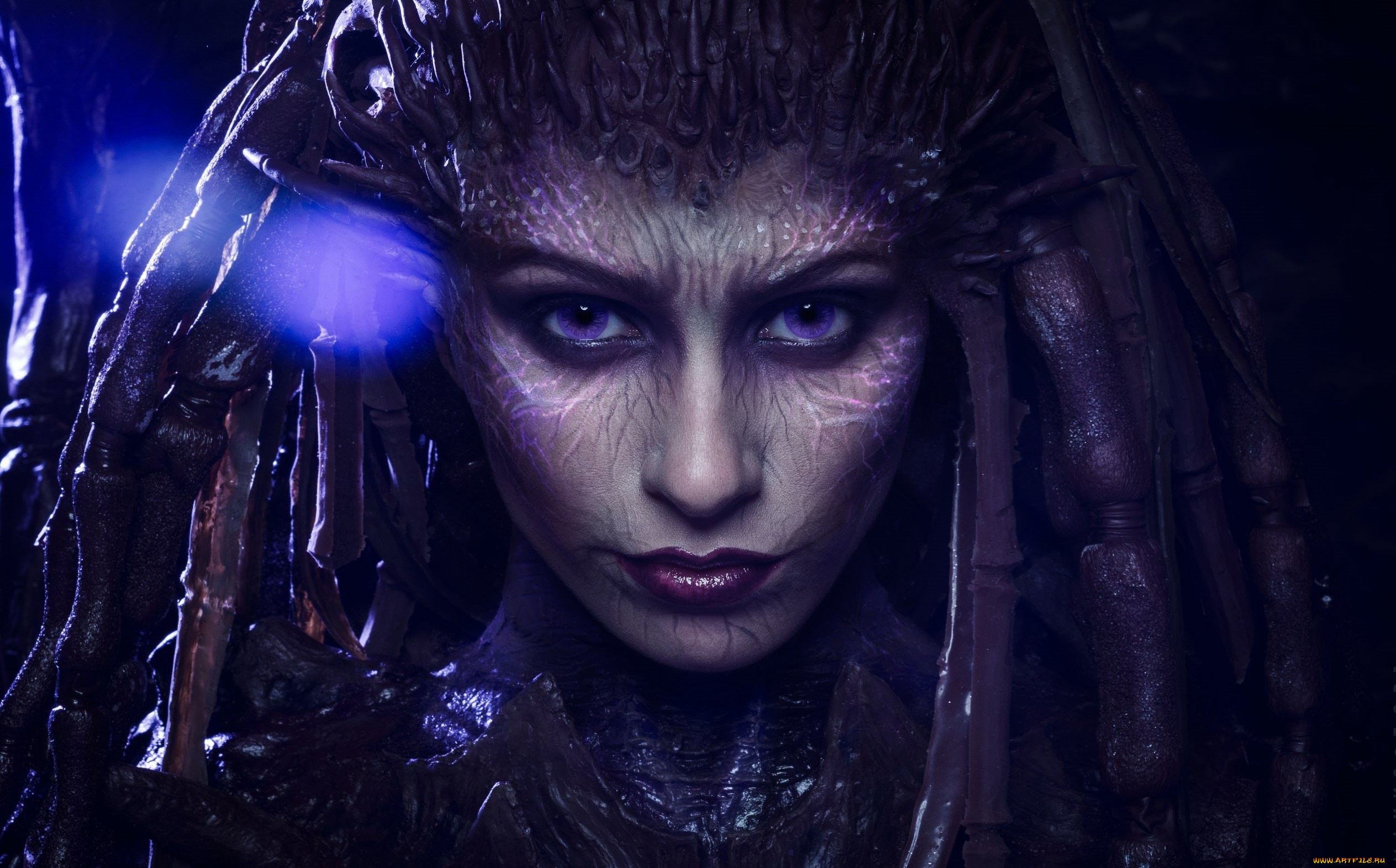 разное, cosplay, , косплей, starcraft, ii, sarah, kerrigan, monster, cosplay, woman, 2, alien, heroes, of, the, storm, heart, swarm, game