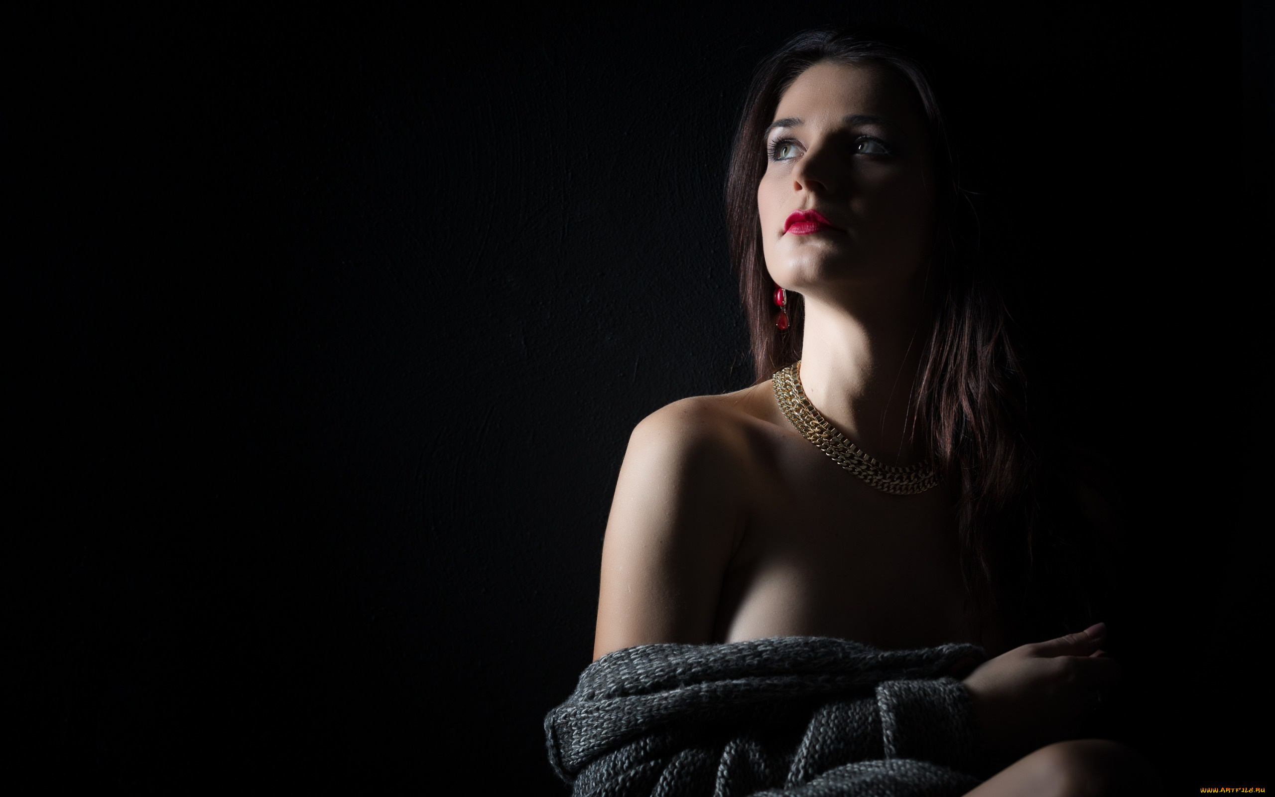 девушки, -unsort, , брюнетки, , шатенки, взгляд, девушка, фон