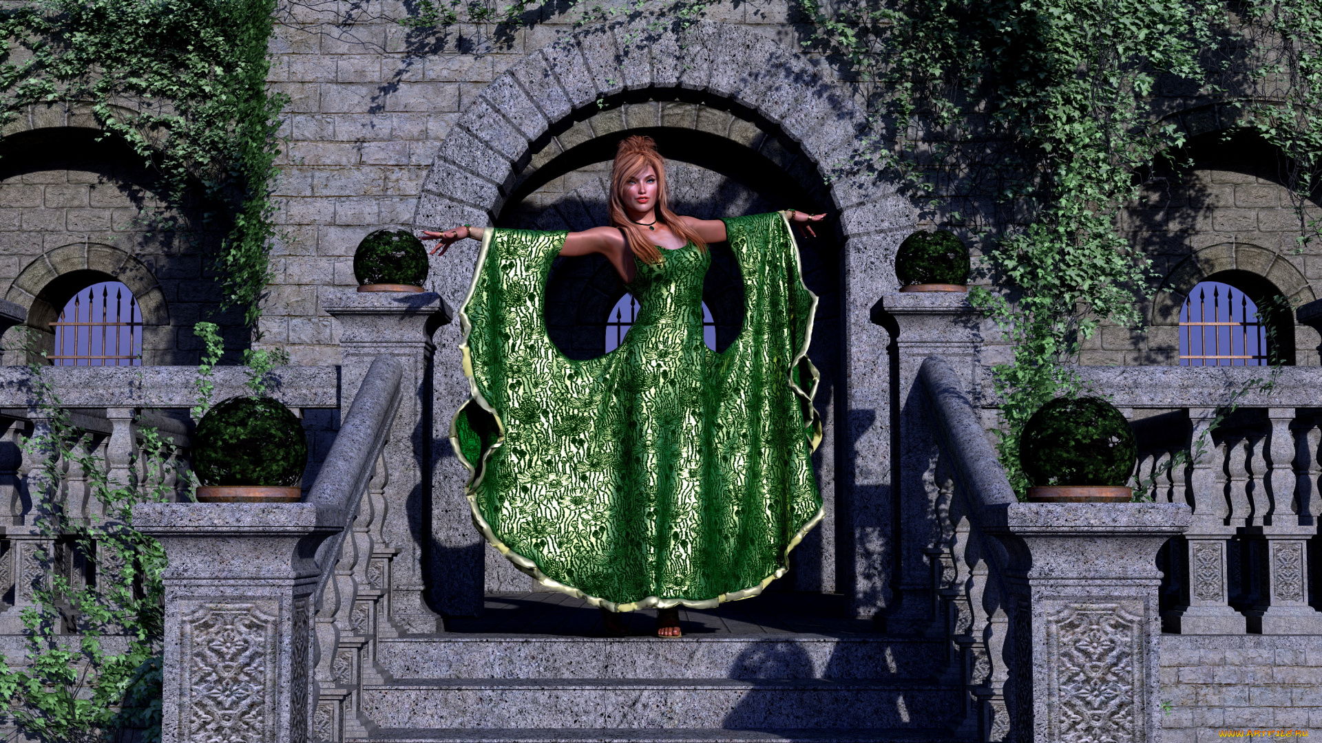 3д, графика, люди, , people, девушка, фон, взгляд