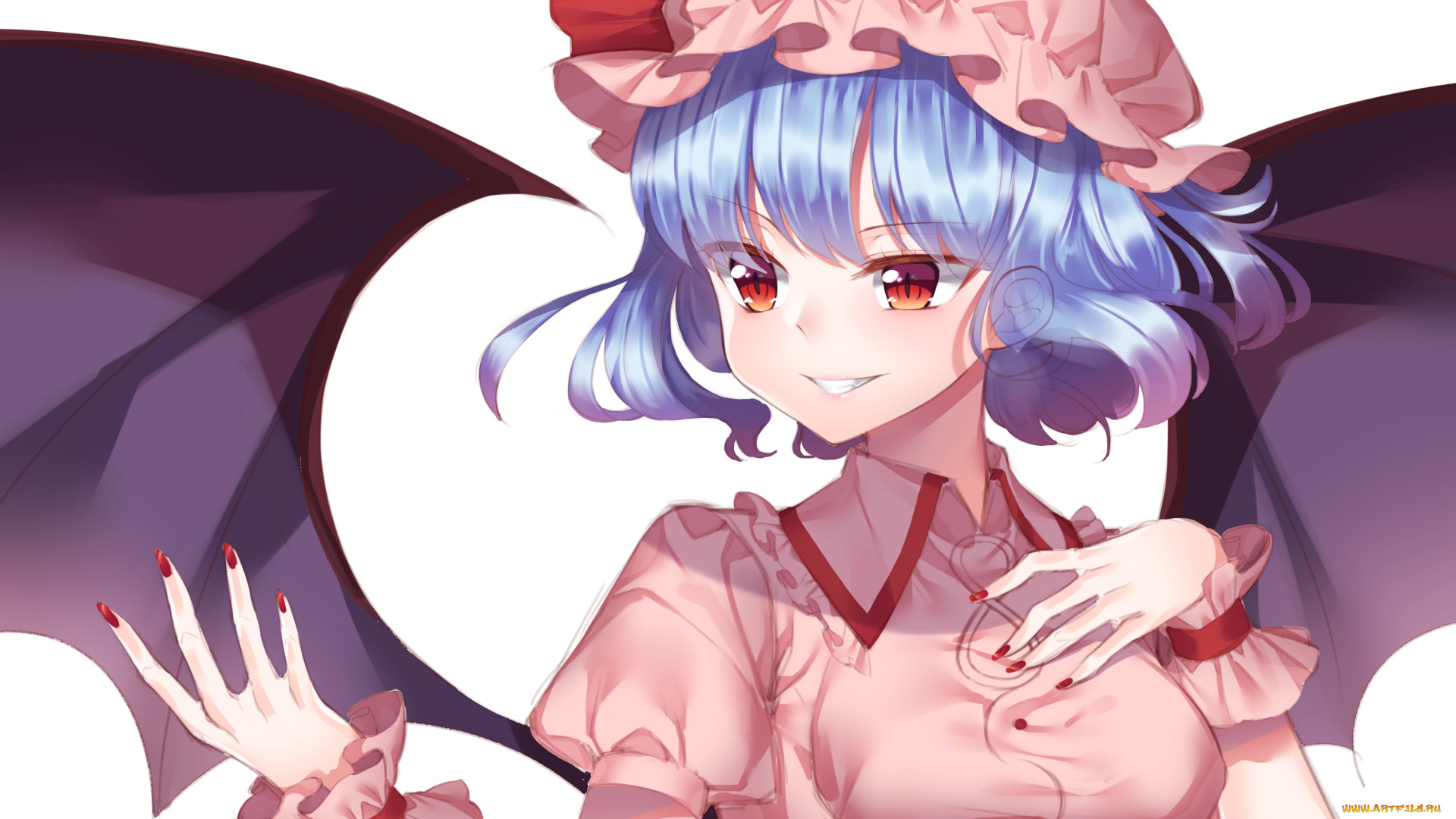 аниме, touhou, фон, девушка, взгляд