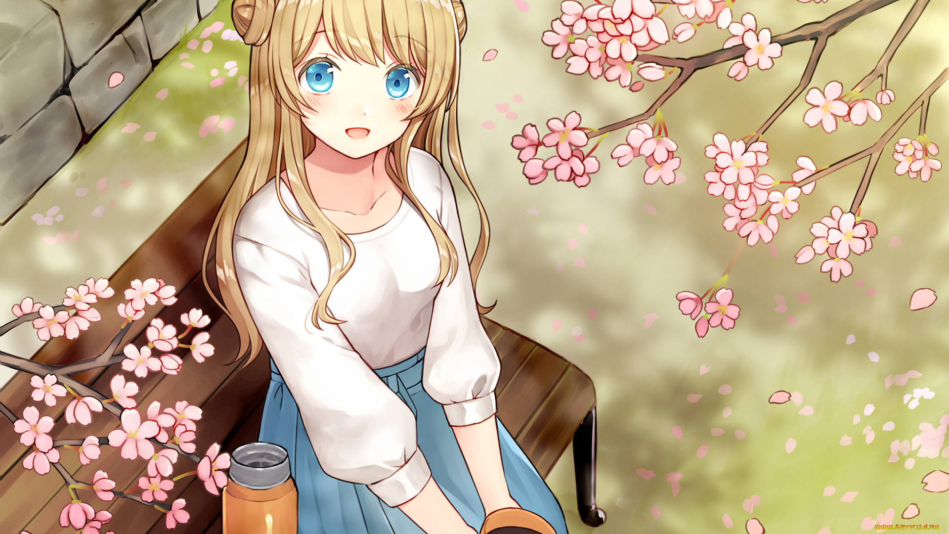 аниме, unknown, , другое, , девушка, фон, взгляд