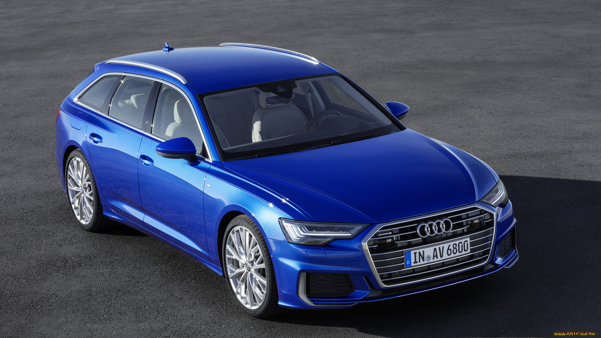 audi, a6, avant, 2019, автомобили, audi, blue, 2019, a6, avant