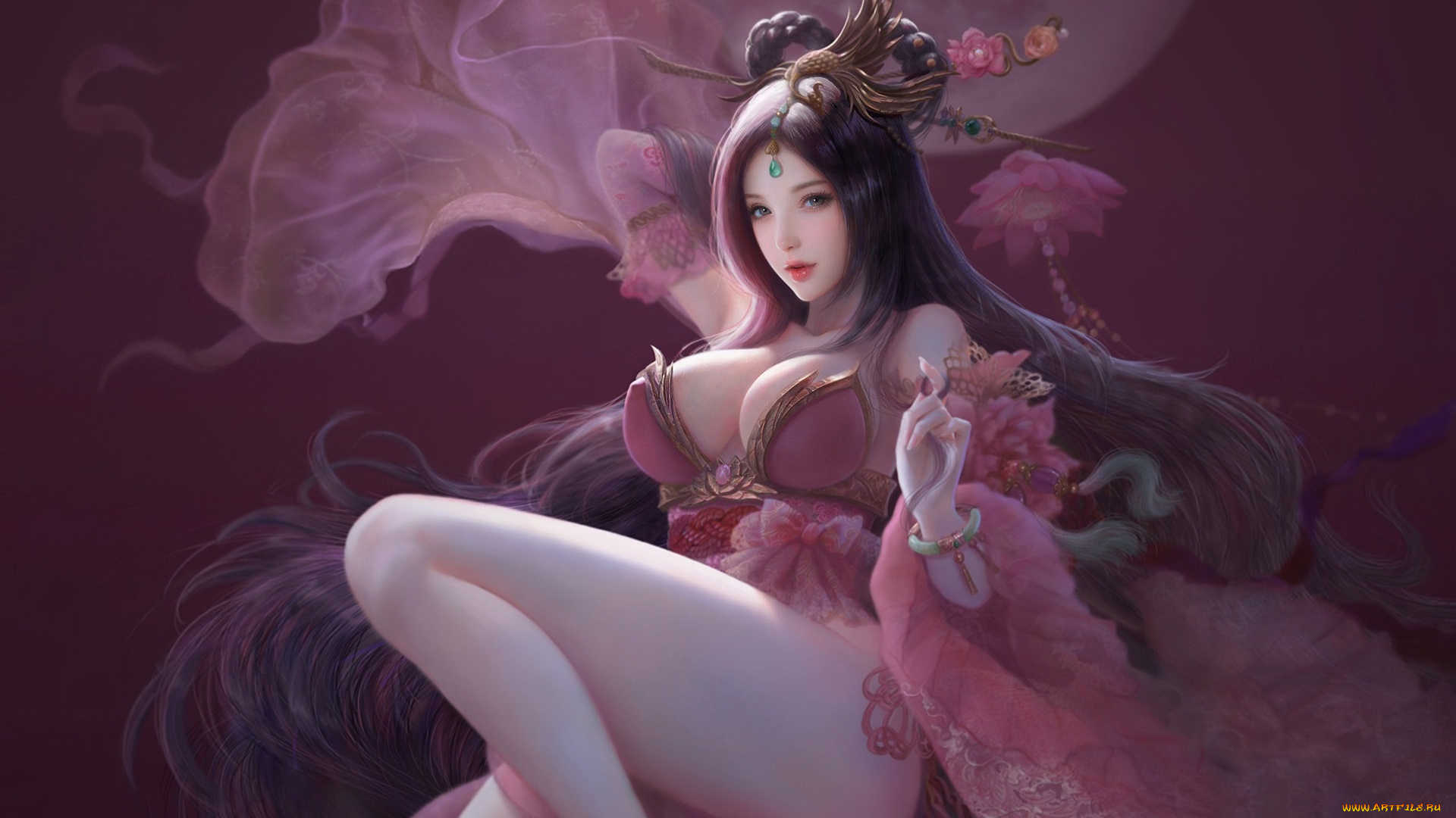 фэнтези, девушки, ruoxin, zhang, арт, девушка