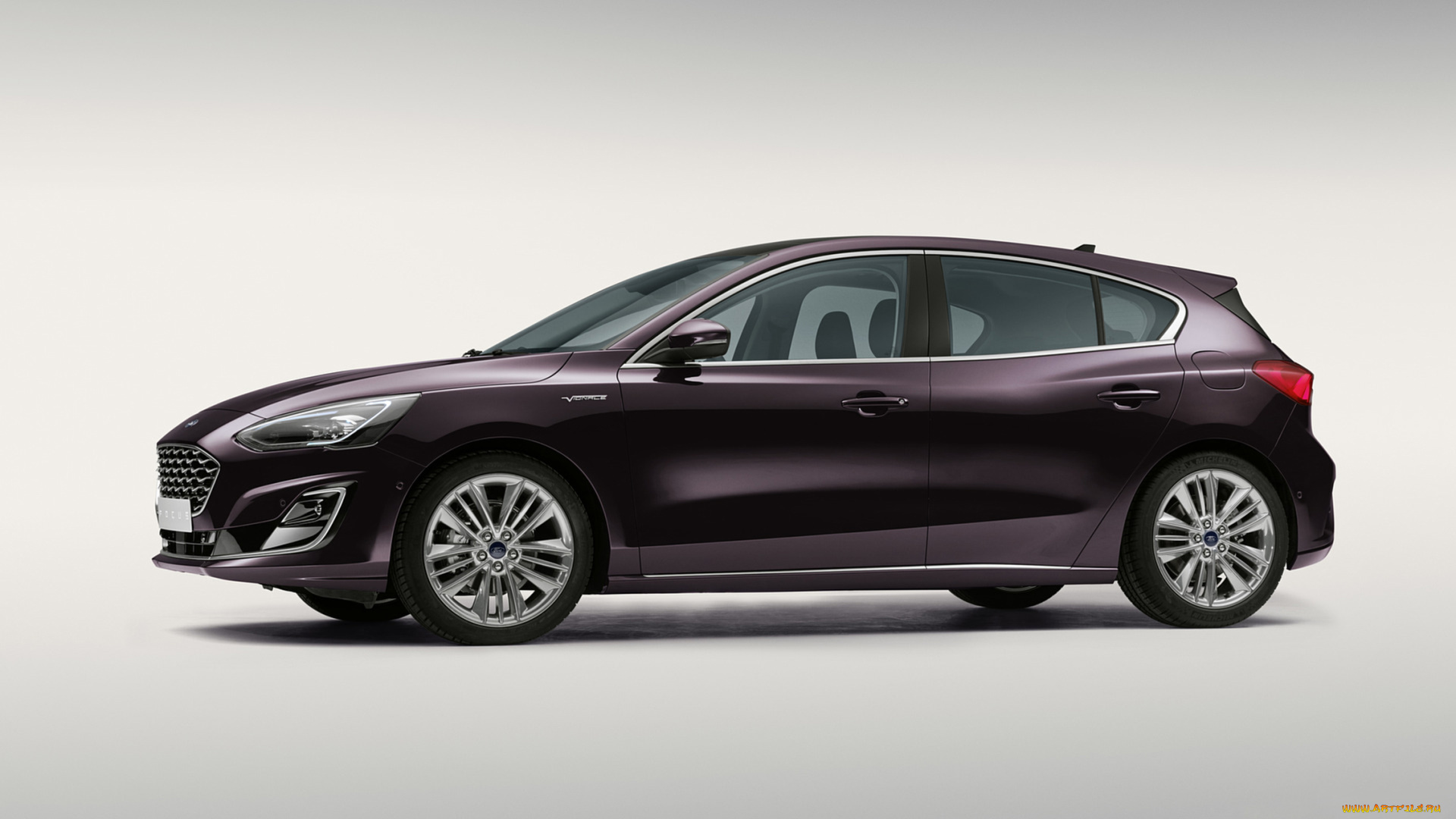 ford, focus, hatchback, vignale, 2019, автомобили, ford, hatchback, focus, vignale, 2019, фиолетовый