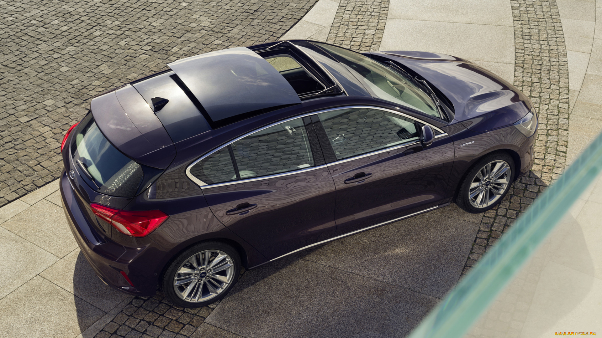 ford, focus, hatchback, vignale, 2019, автомобили, ford, фиолетовый, 2019, vignale, hatchback, focus