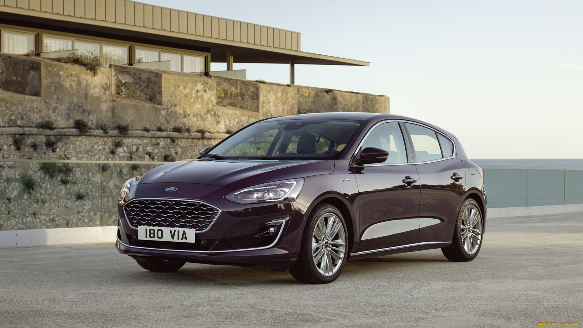 ford, focus, hatchback, vignale, 2019, автомобили, ford, фиолетовый, 2019, vignale, hatchback, focus