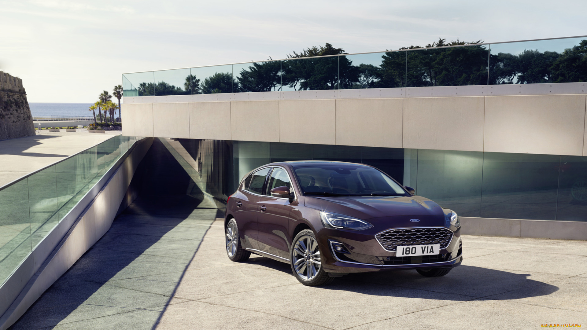 ford, focus, hatchback, vignale, 2019, автомобили, ford, vignale, hatchback, focus, фиолетовый, 2019