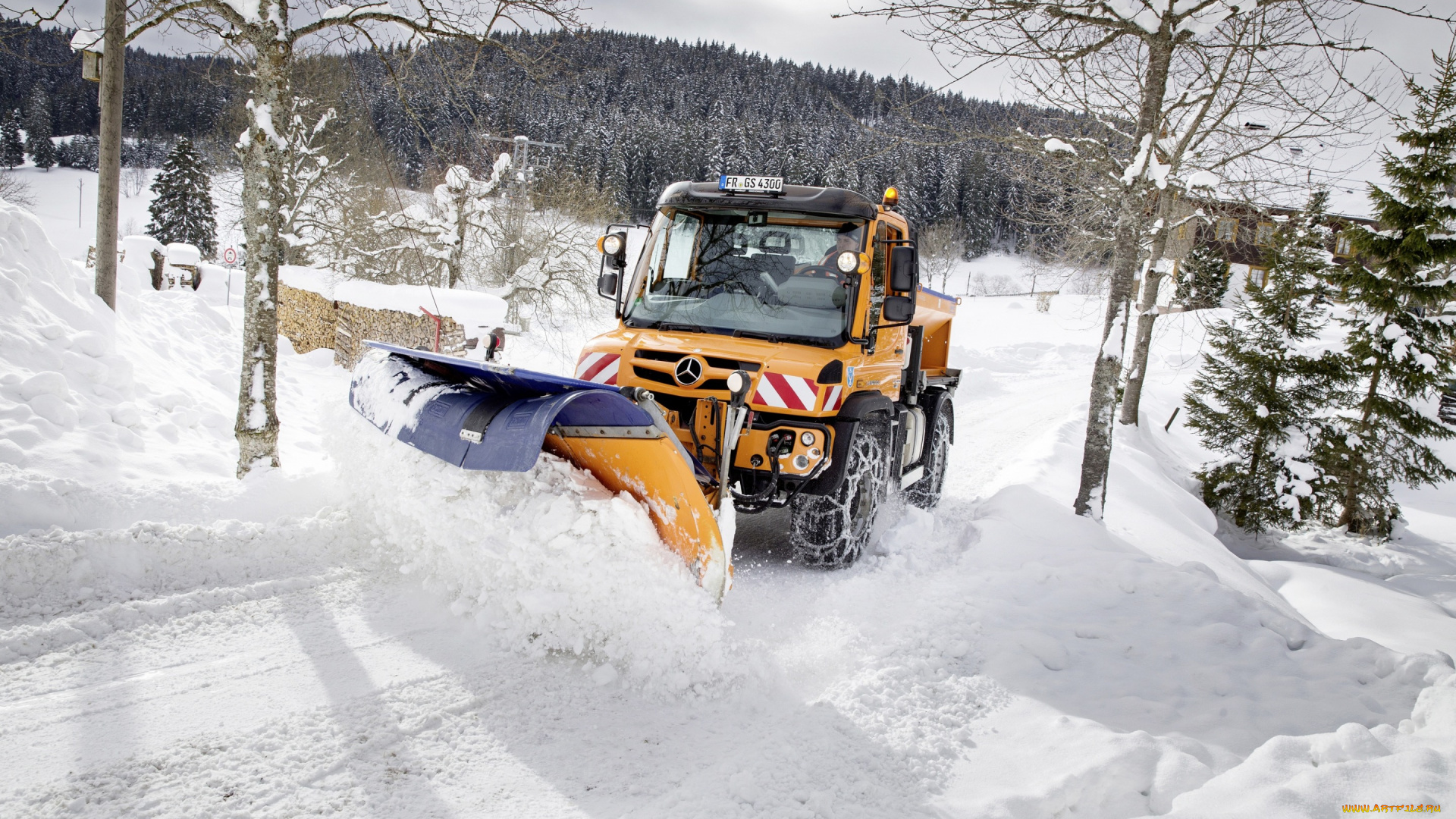 mercedes-benz, unimog, , u430, , 2018, техника, снегоуборочная, техника, снегоуборочная, машина, спецтехника, u430, mercedes-benz, unimog