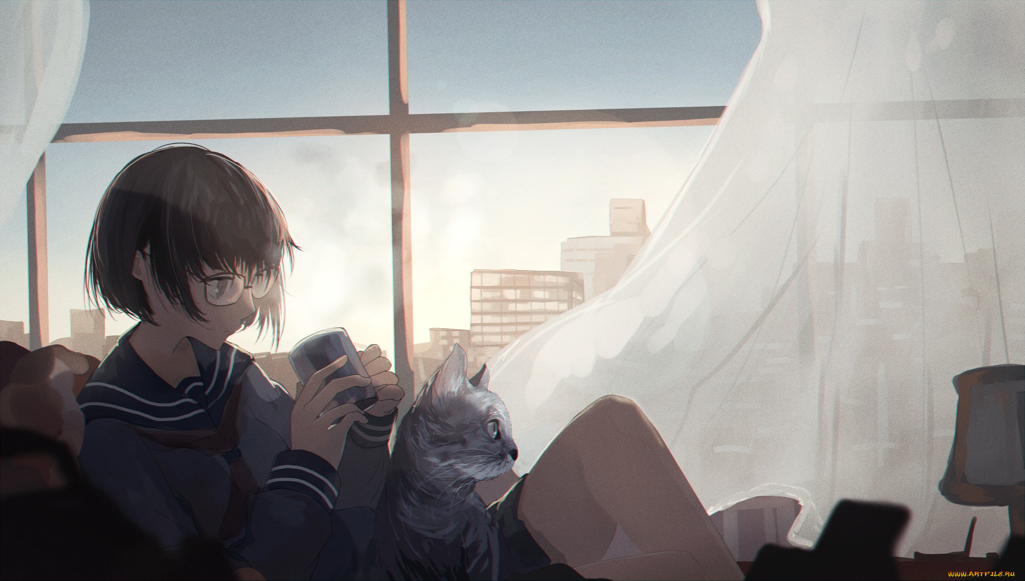 аниме, животные, , существа, mifuru