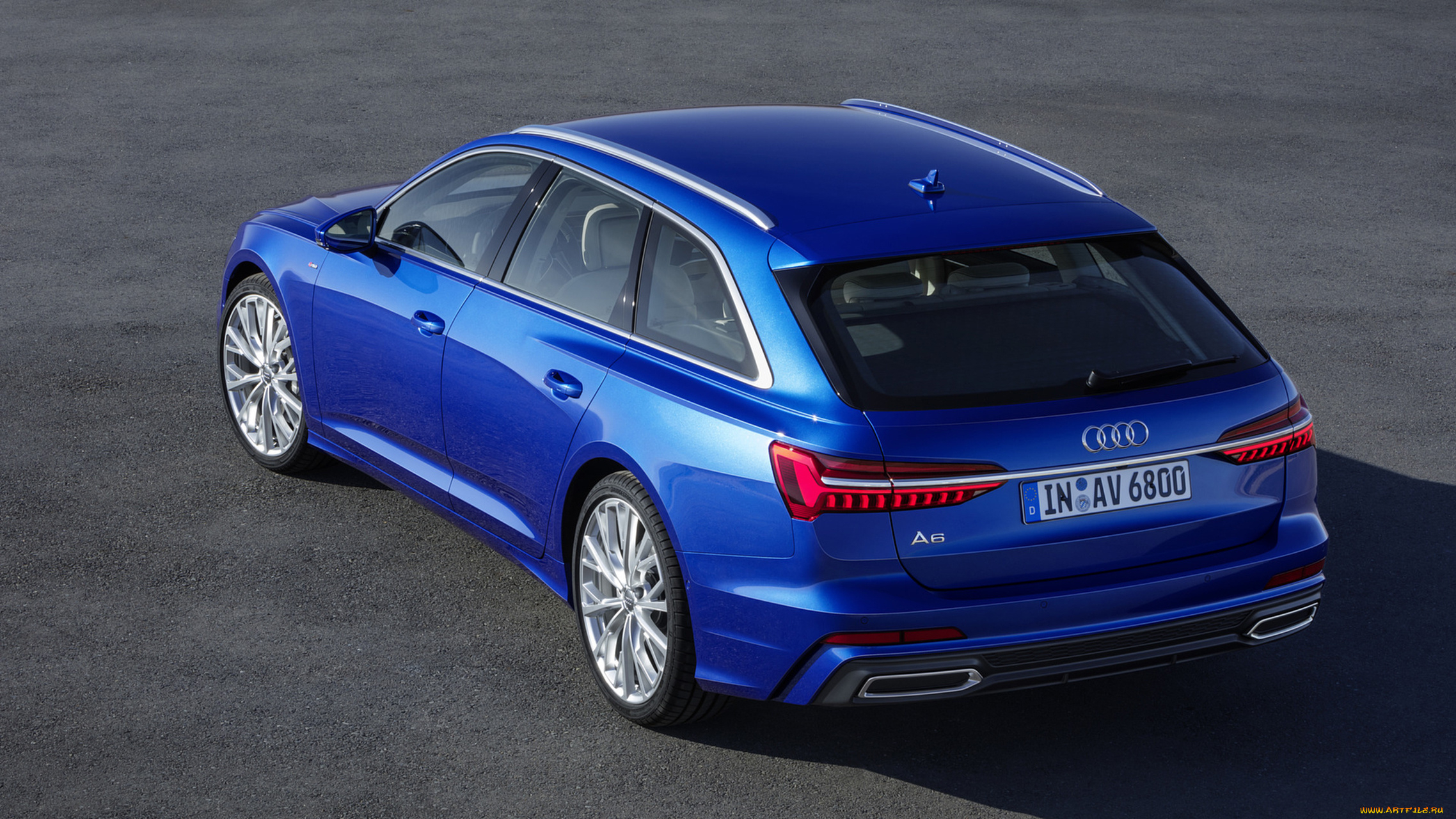audi, a6, avant, 2019, автомобили, audi, avant, 2019, blue, a6