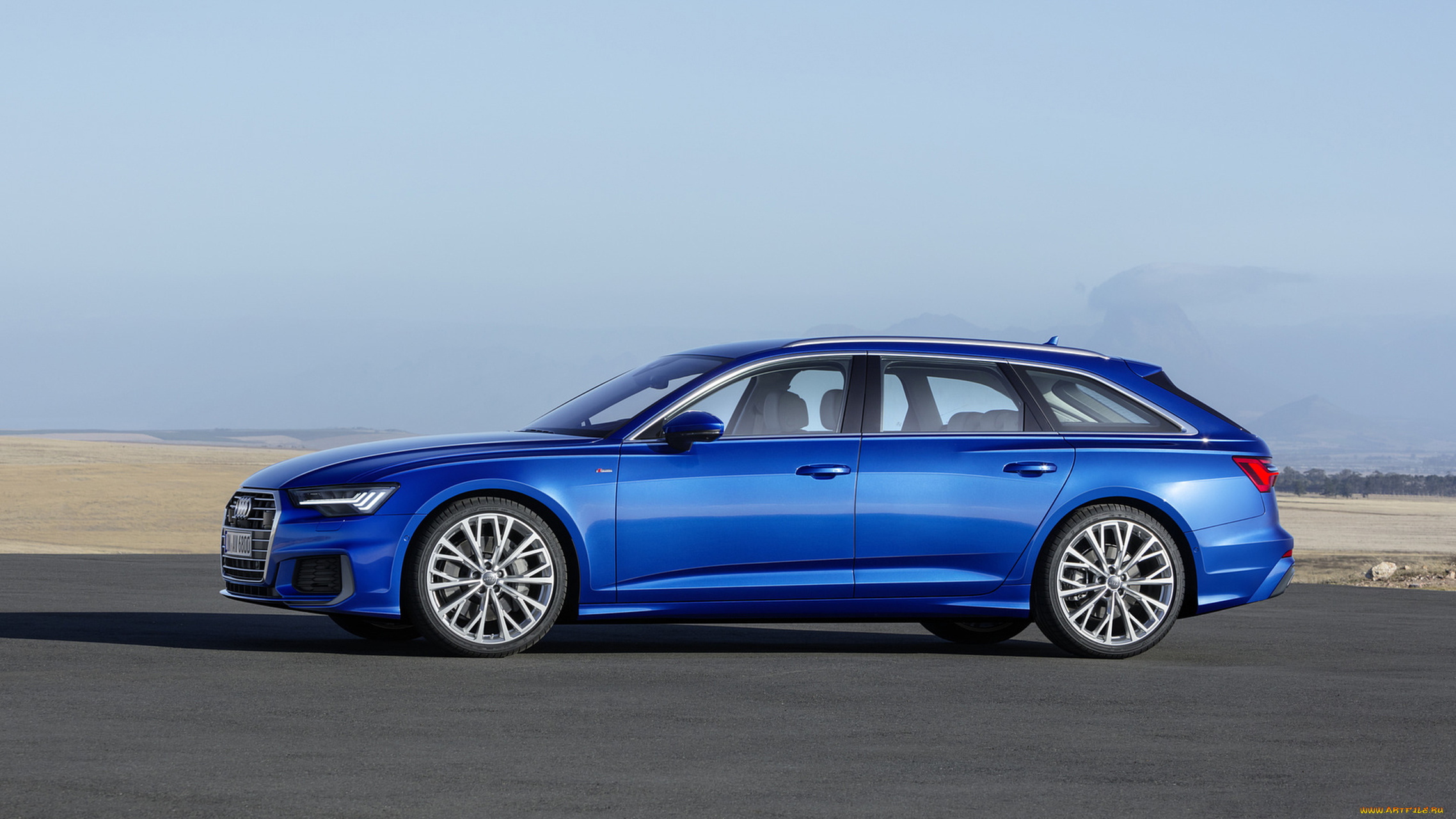 audi, a6, avant, 2019, автомобили, audi, blue, 2019, avant, a6