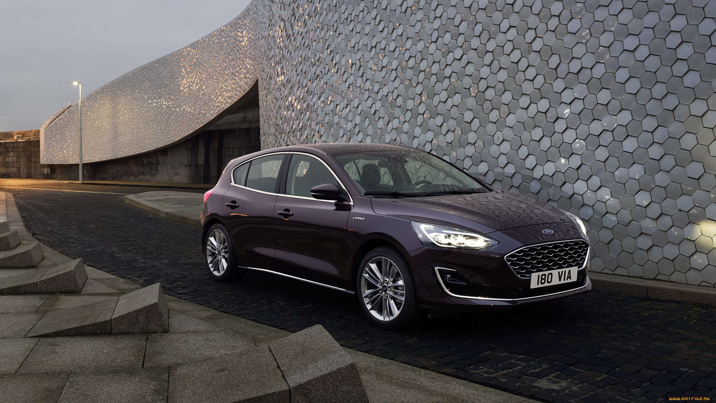 ford, focus, hatchback, vignale, 2019, автомобили, ford, focus, фиолетовый, 2019, vignale, hatchback