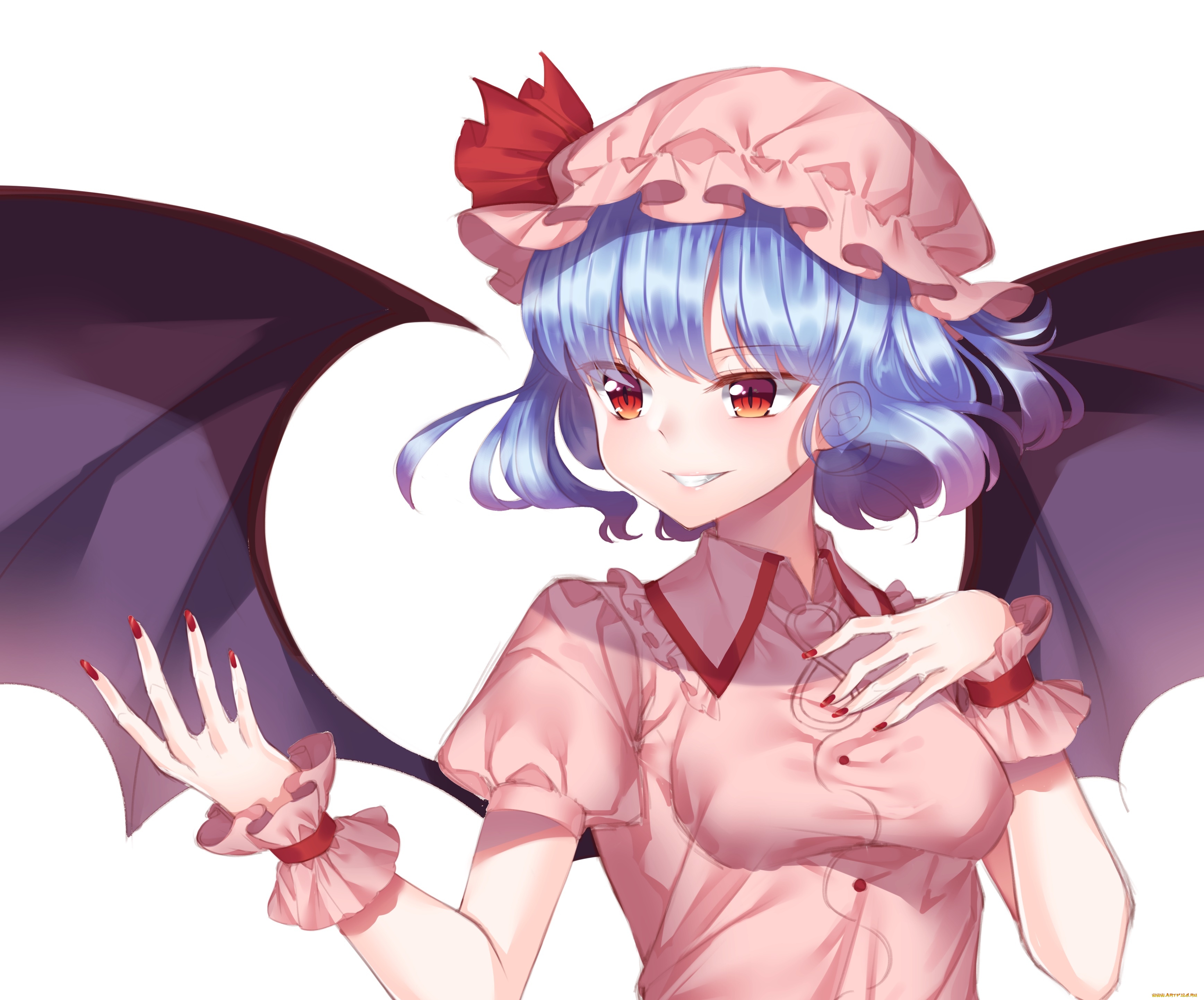 аниме, touhou, фон, девушка, взгляд