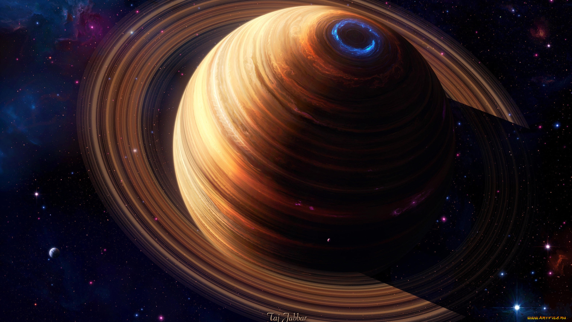 космос, арт, планета