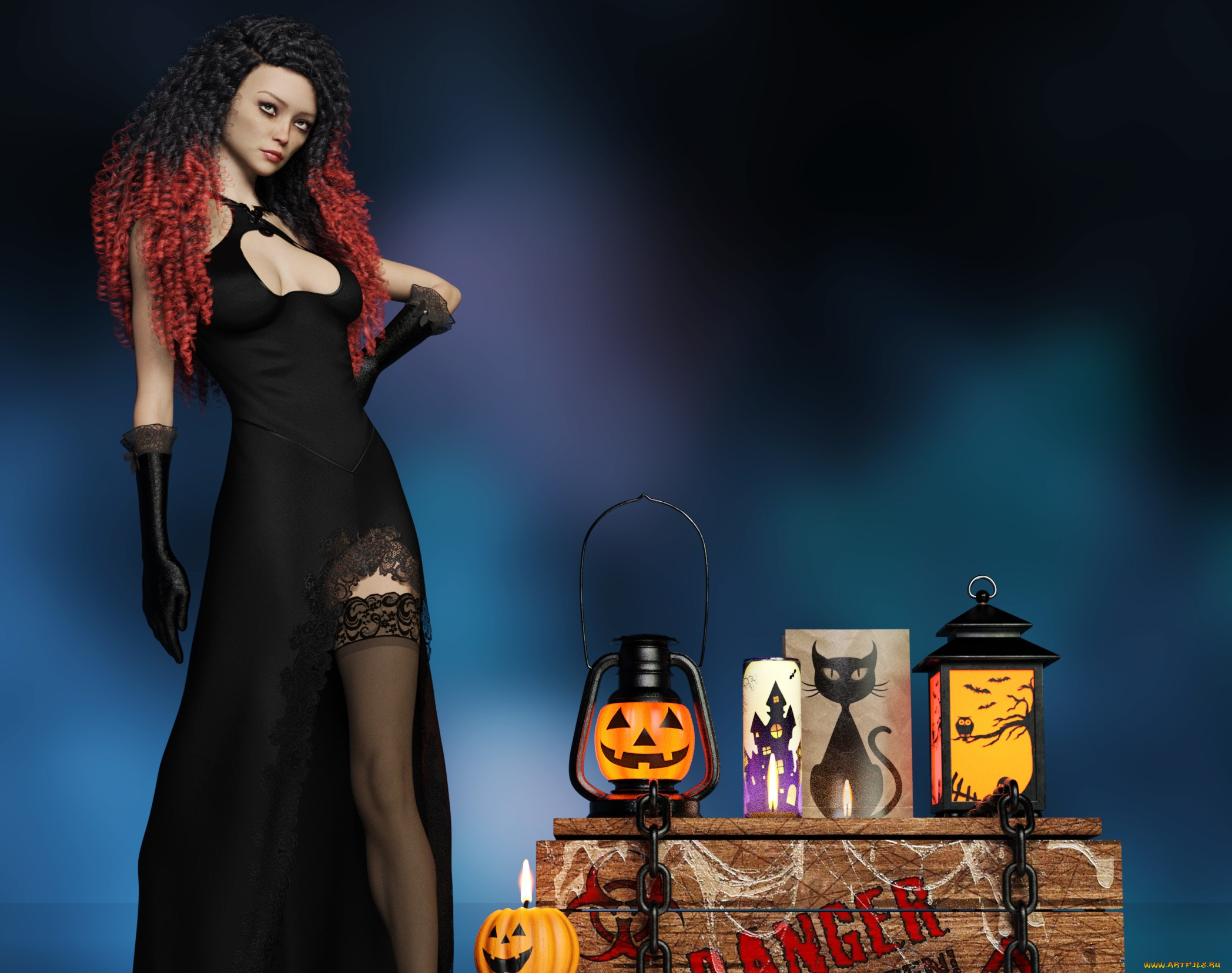 3д, графика, праздники, , holidays, фон, взгляд, девушка